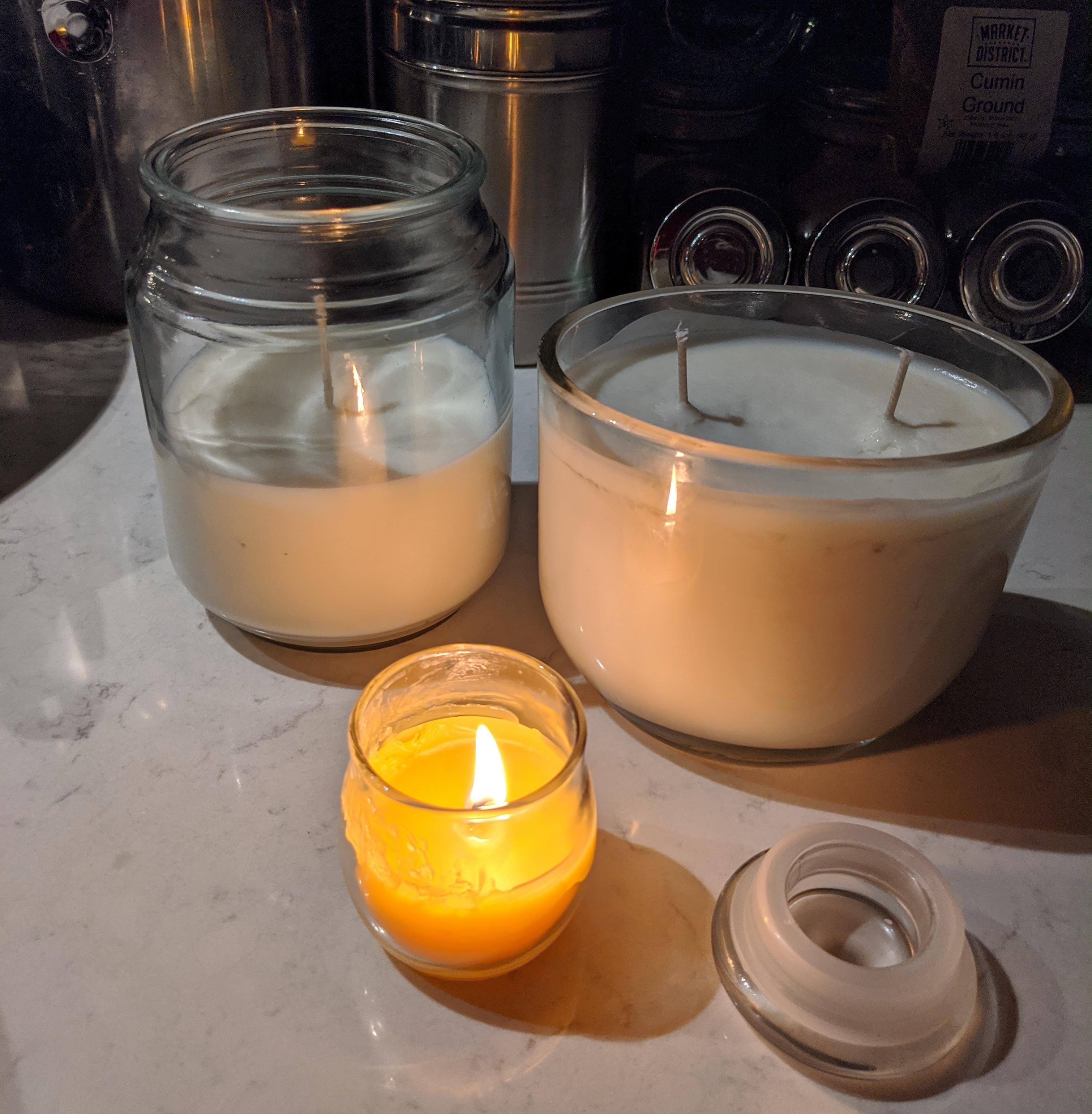 Made my first candles today, I never had a beeswax candle before but now I absolutely love them