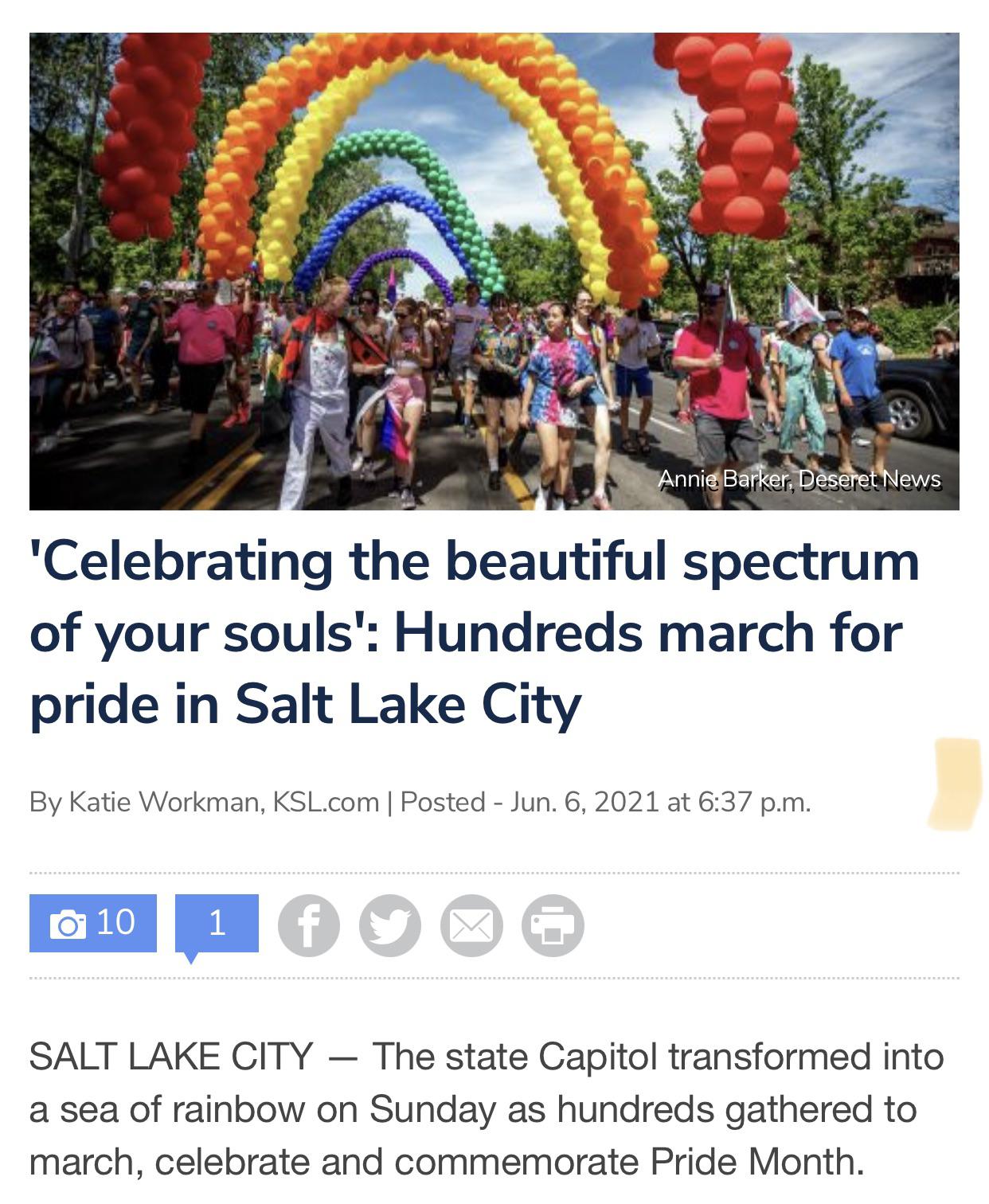 Surprise, surprise. Mormonowned KSL downplaying the crowd size at