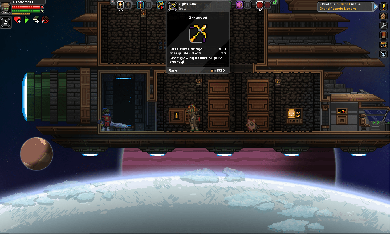 [Bug] Light Bow Doesn't Do What It Says On The Tin! r/starbound