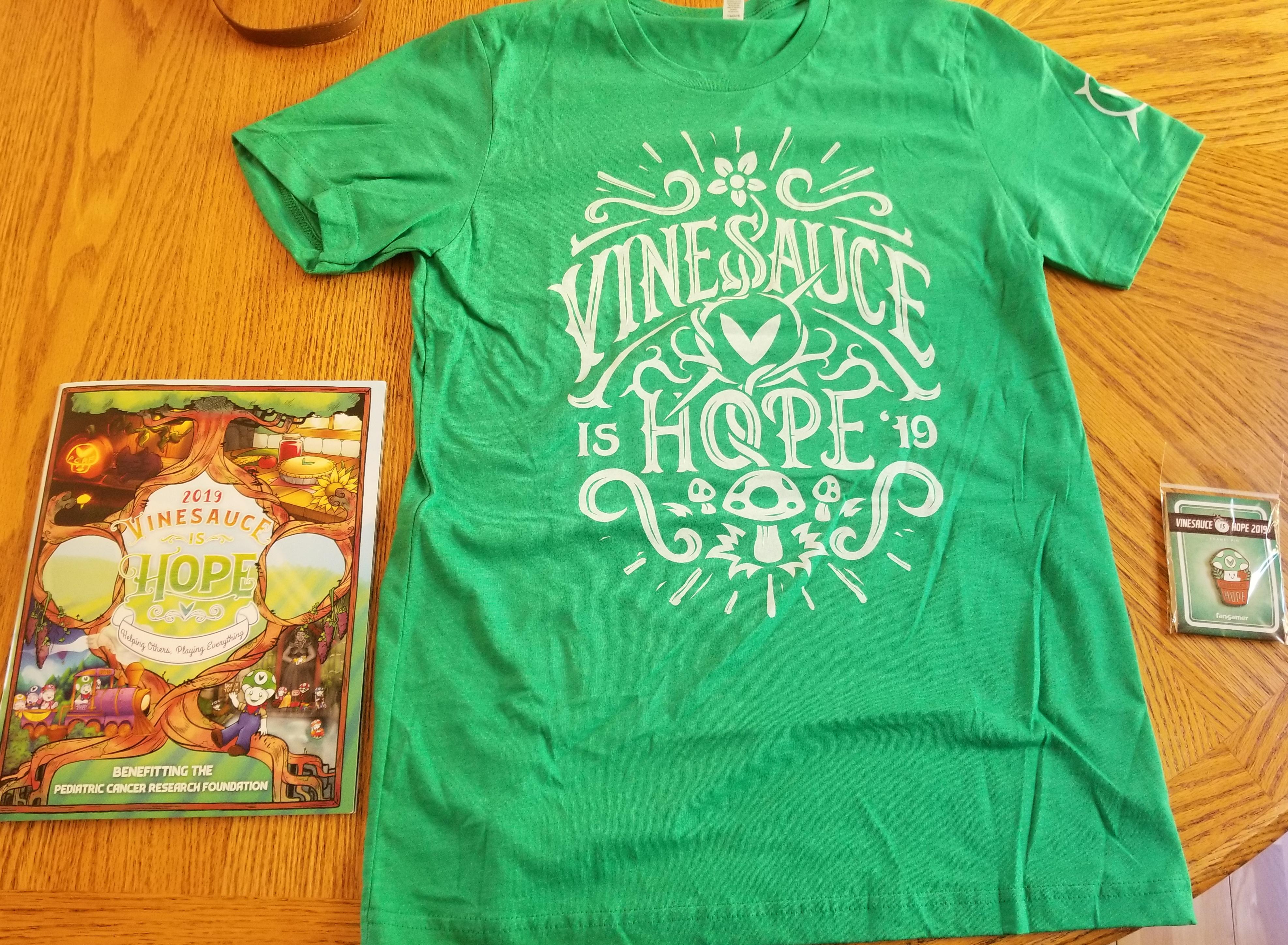 I'd like to thank the Vinesauce Is Hope team for the awesome