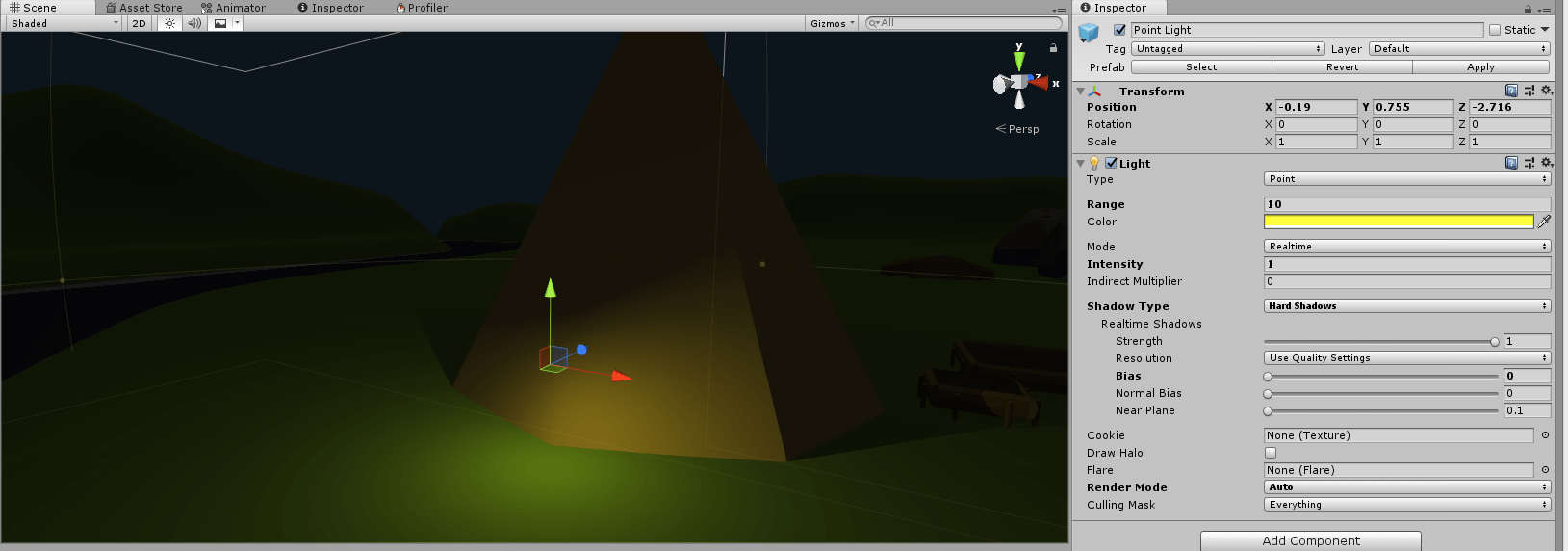 Point light not lighting at certain angles? Its acting as if the top
