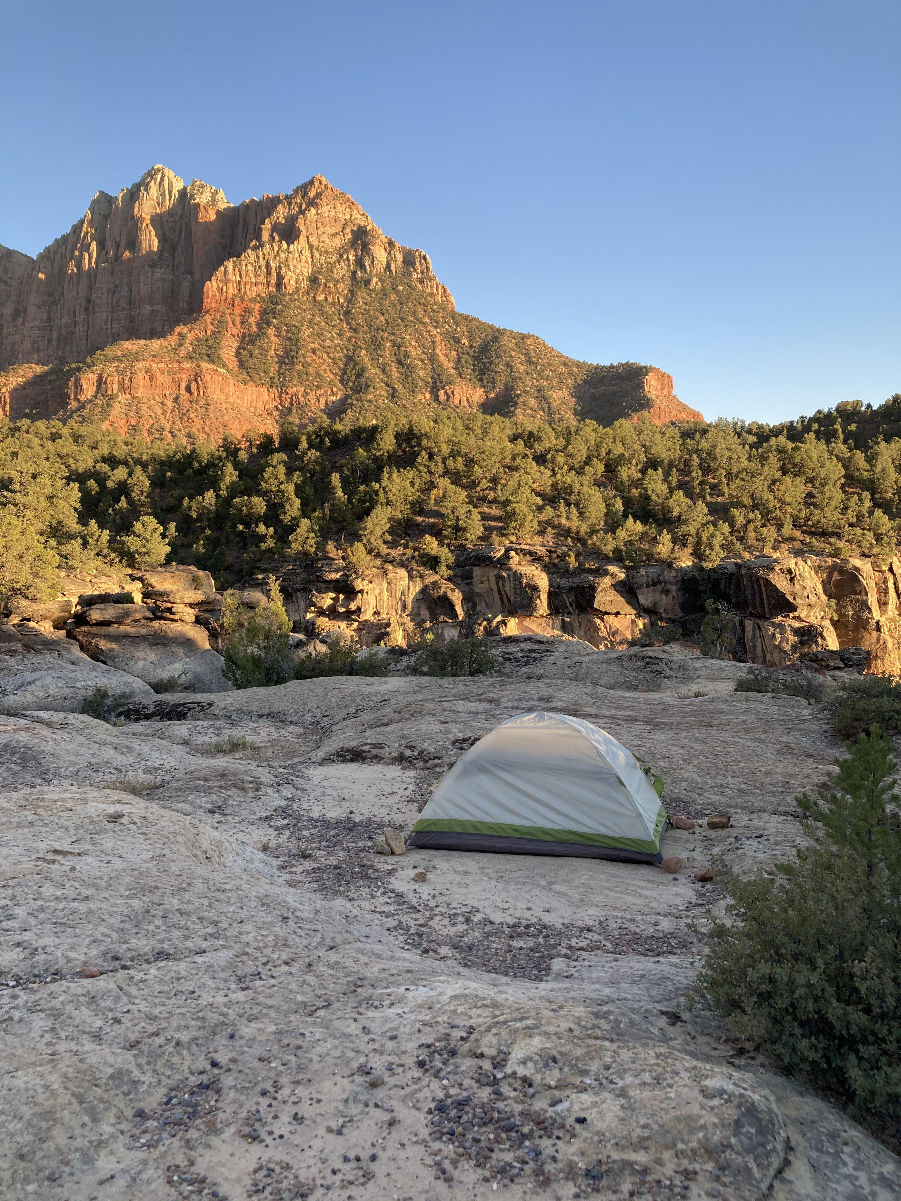 Camping in the Southwest desert of Zion NP Utah r/camping