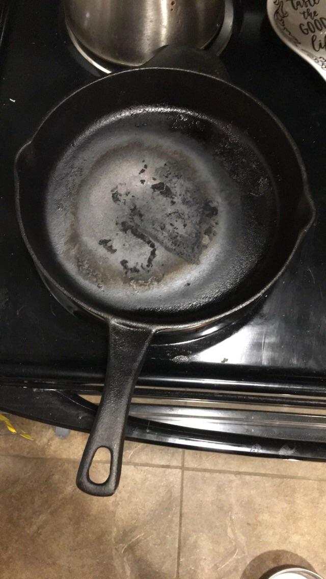 God damn electric stoves. Accidentally turned on the wrong stove top