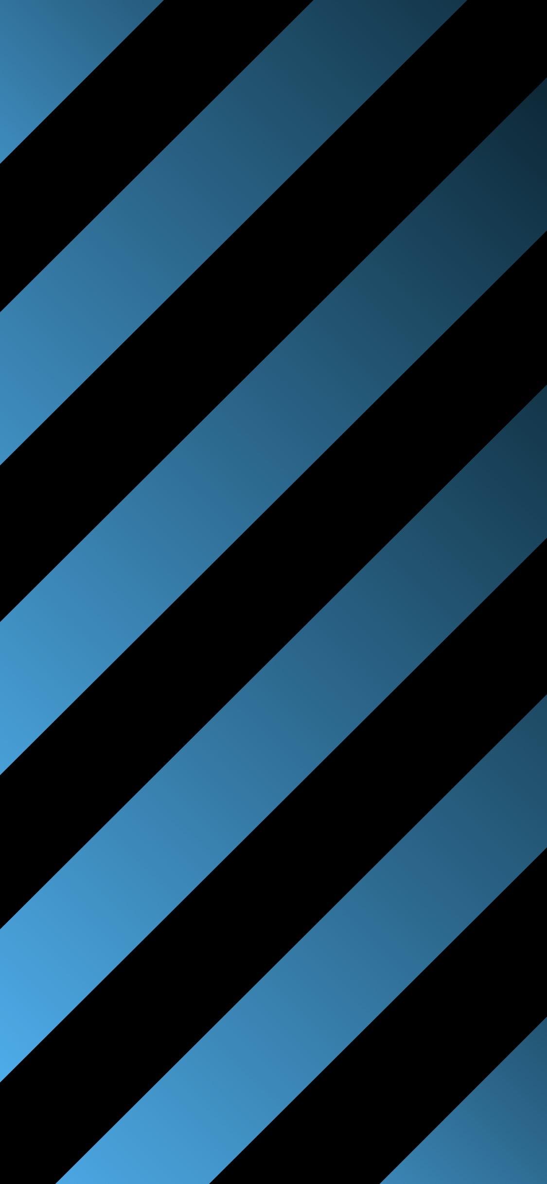 Blue Stripe [1125x2436] r/Amoledbackgrounds
