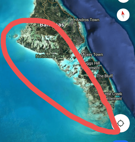 Why does bahamas look so weird r/geography