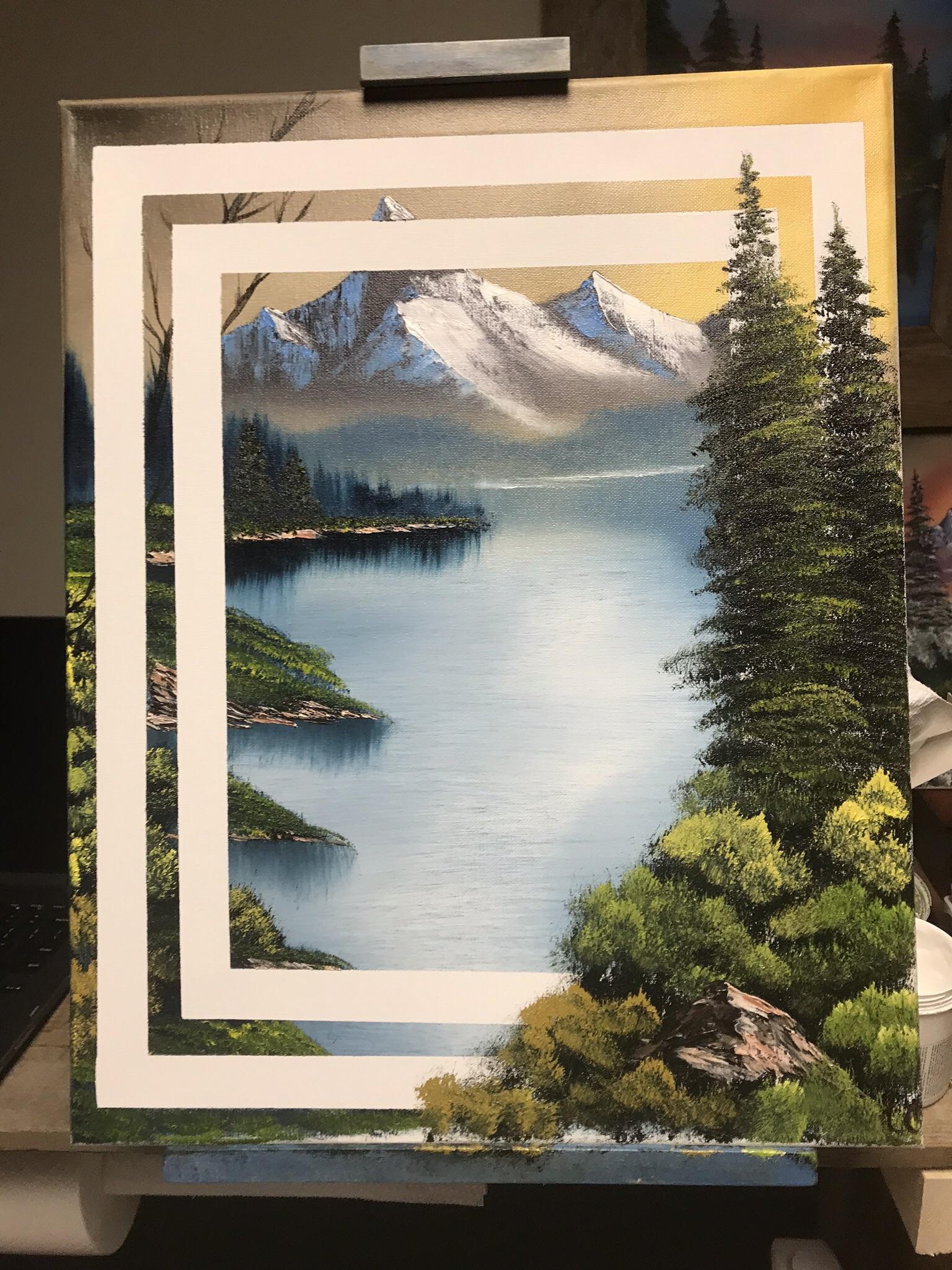 Painters Tape Practice r/HappyTrees