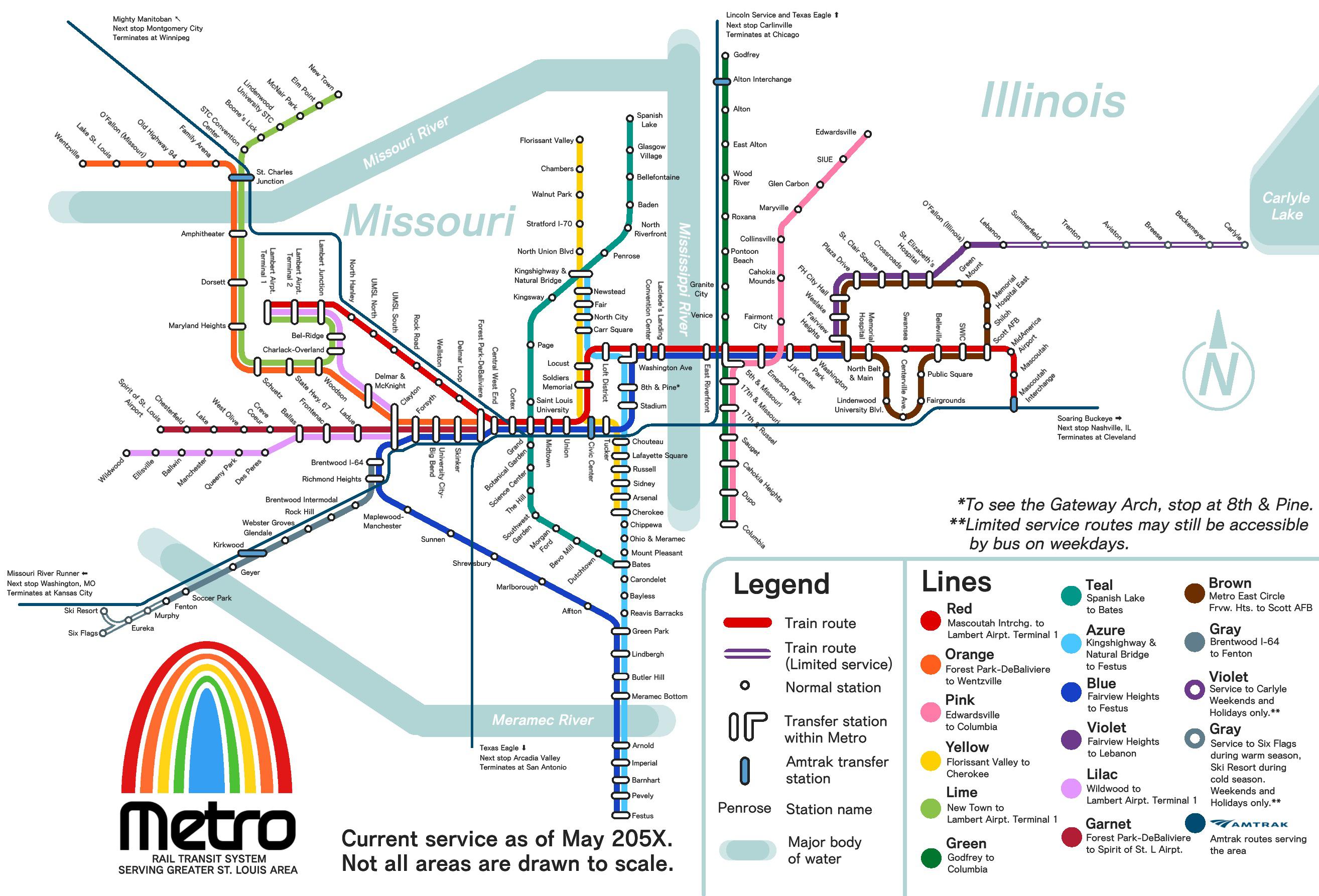 List of MetroLink (St. Louis) stations Wikipedia