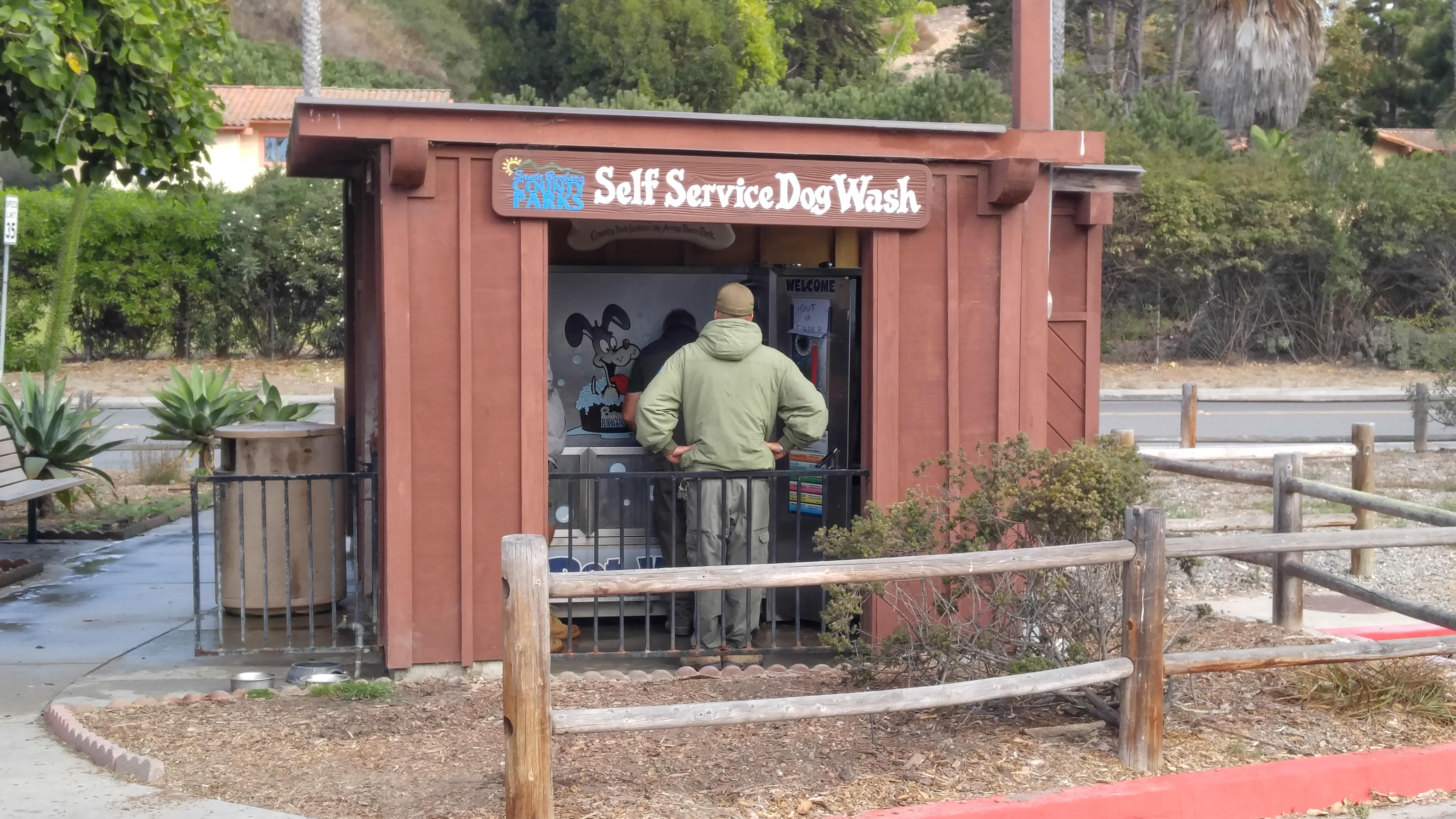 Pay 10 wash your dog at this selfservice station in Santa Barbara r
