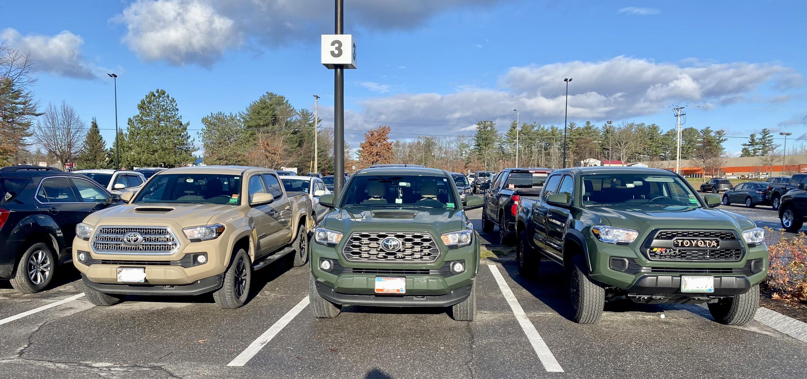 Came Out of the Windham Hannaford to This Beauty of a Lineup. (Mine is