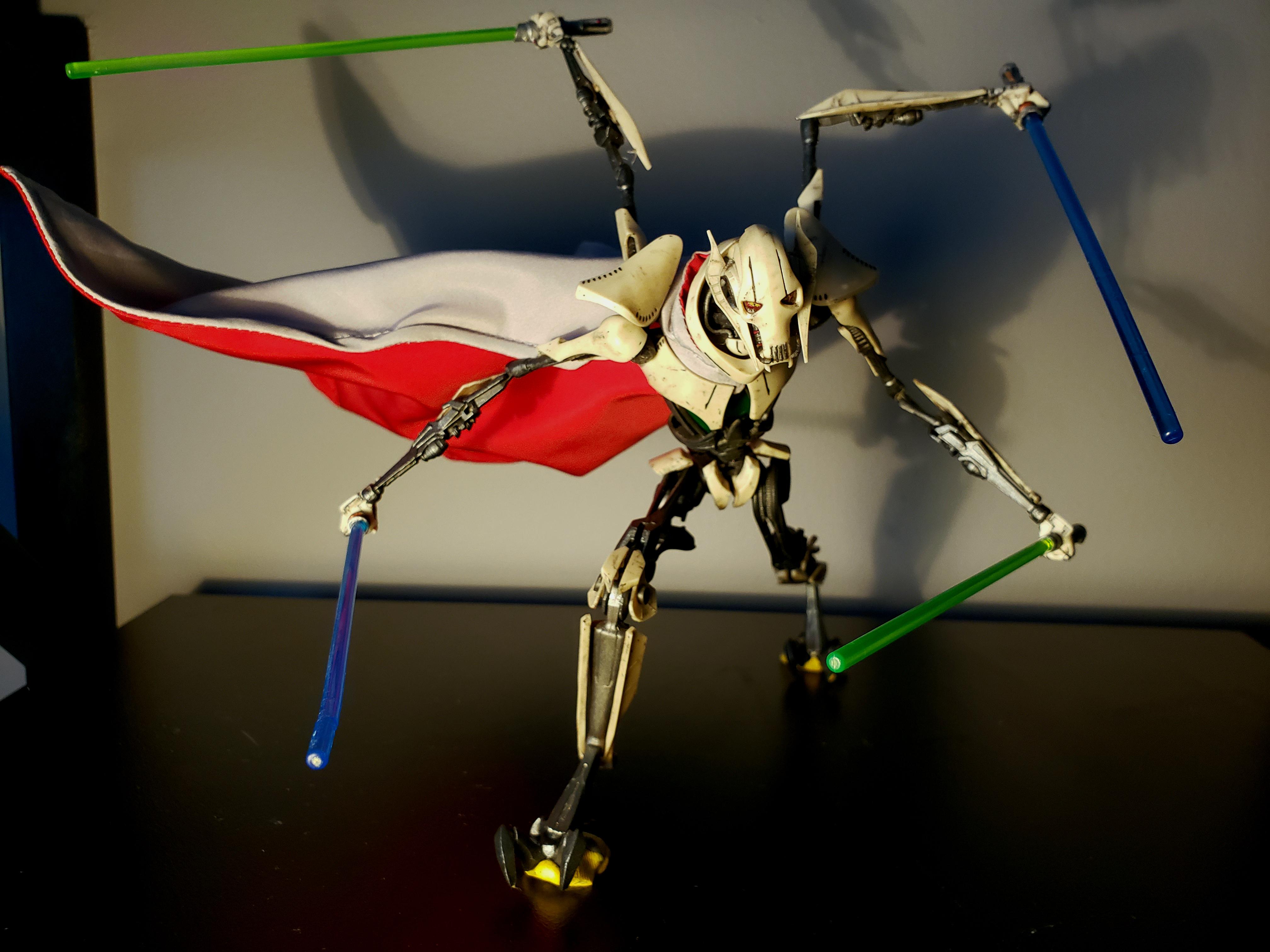 Bandai General Grievous Model Kit with Soft Goods : r/starwarscollecting