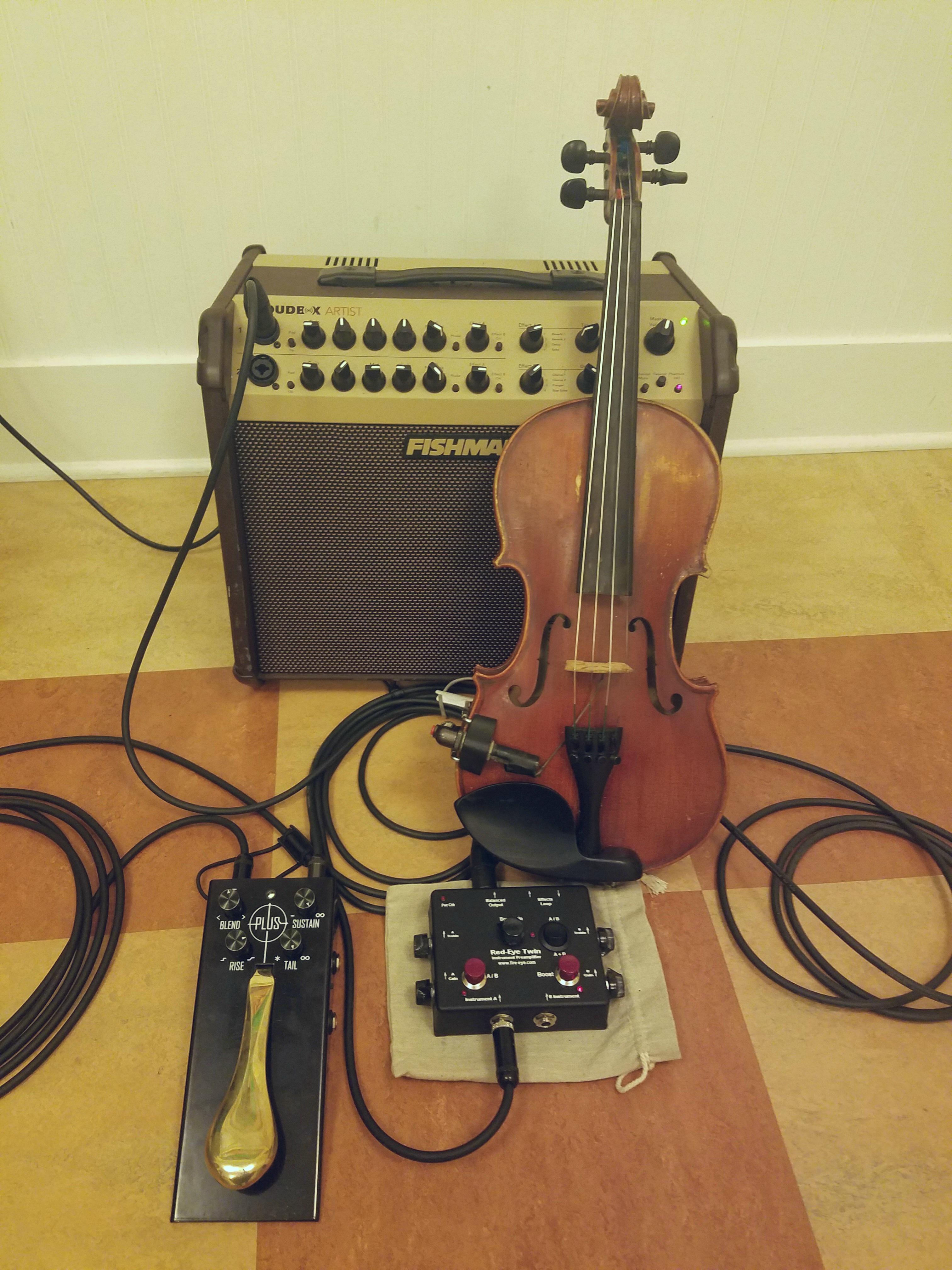 [NPD] Plus Pedal and Fire RedEye Twin (violin) r/guitarpedals