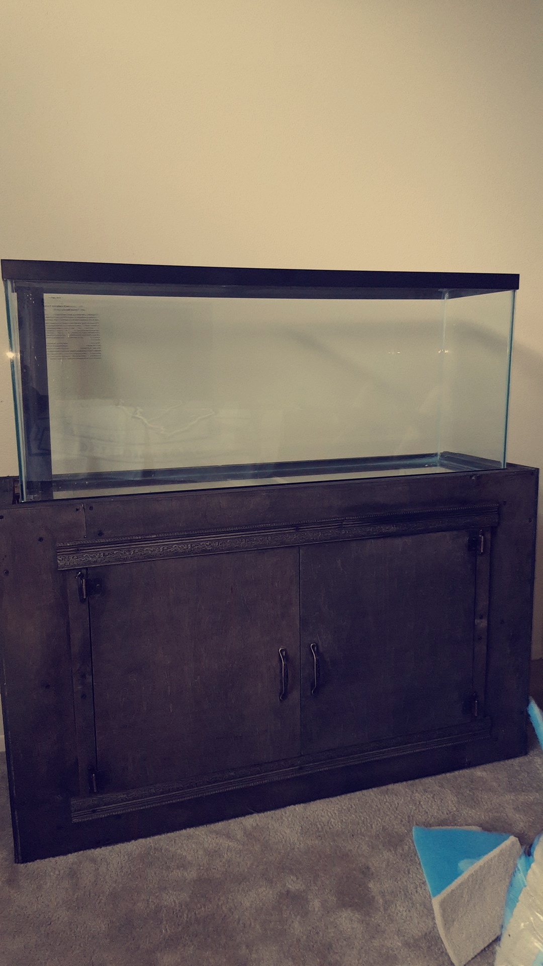 What do you guys think of my saltwater stand I built? Last wood project