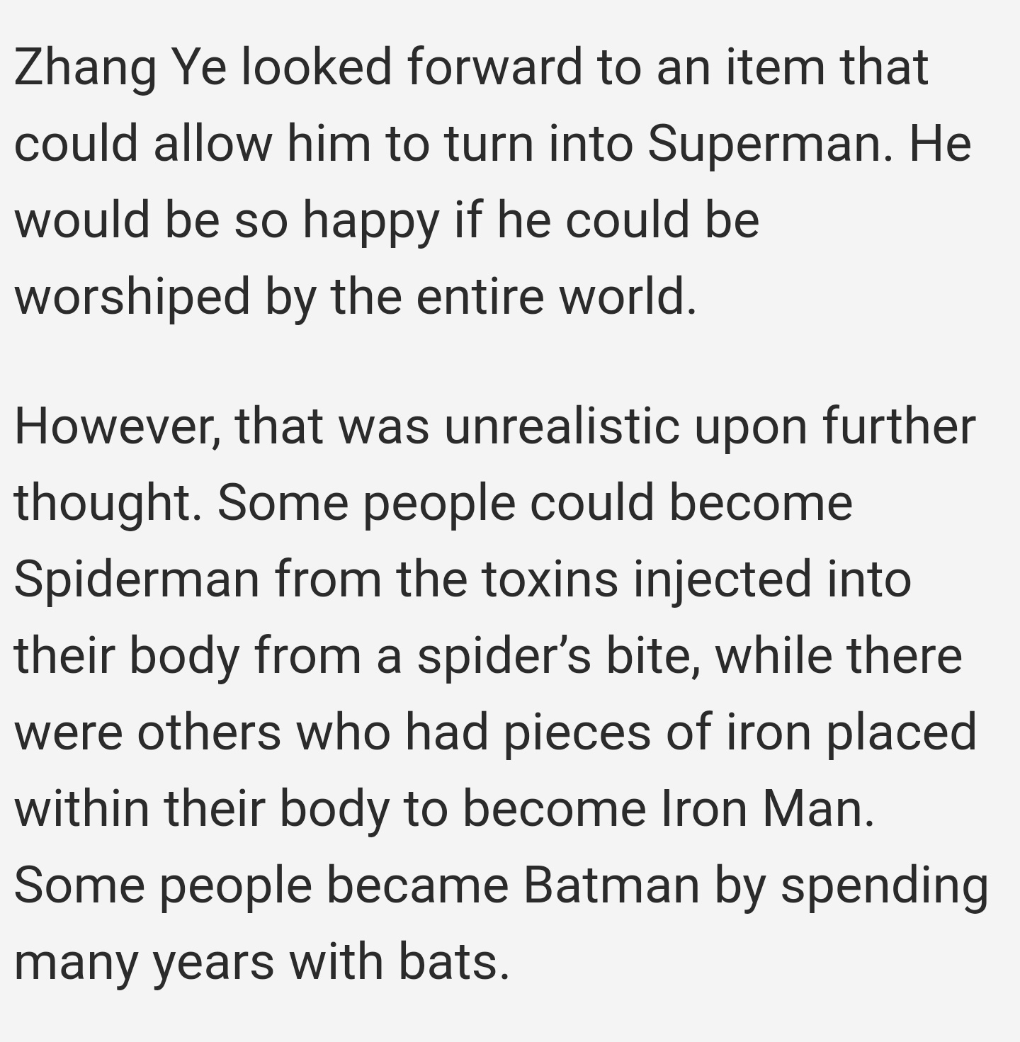 Origin Stories of Western Superheroes r/noveltranslations