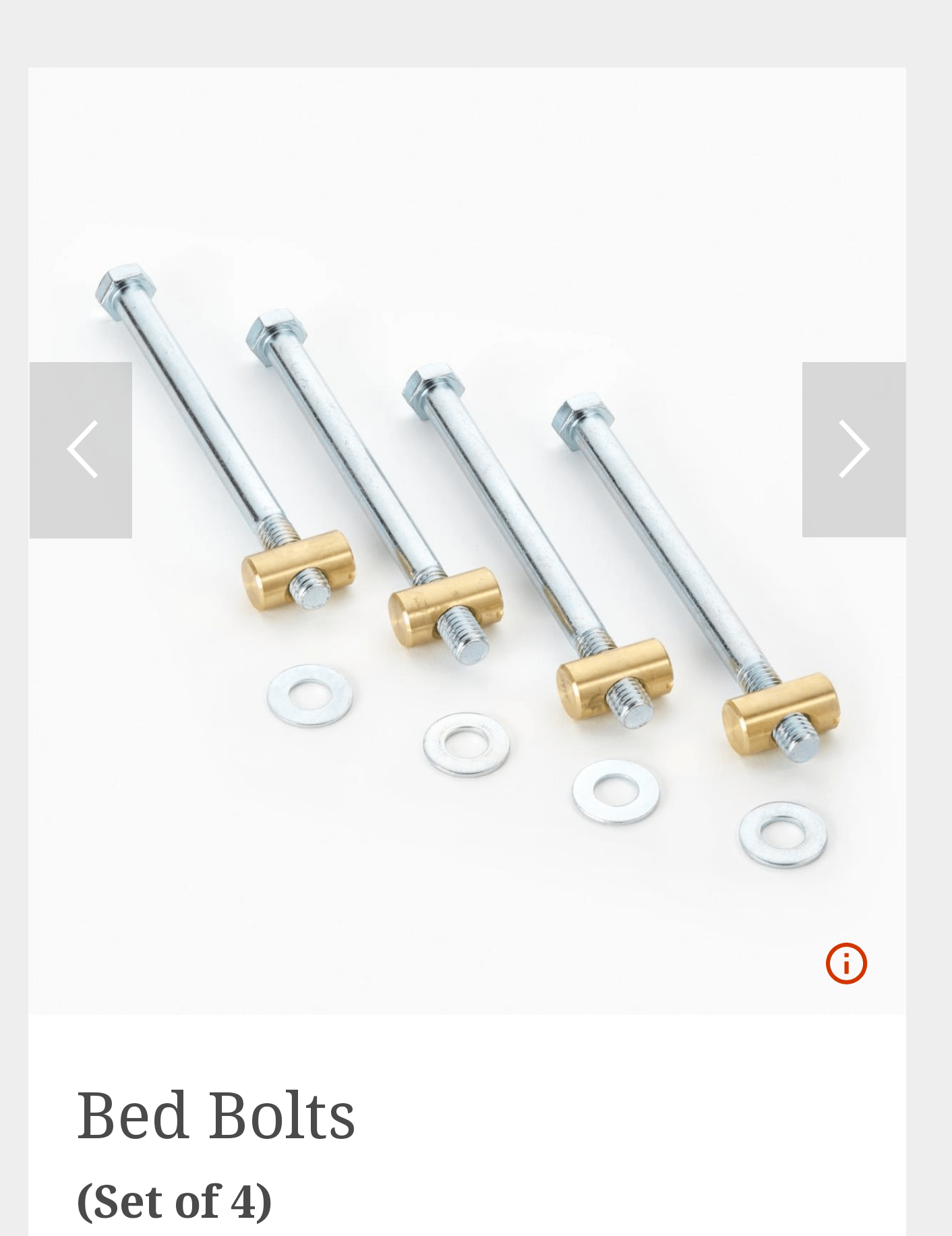 Bed bolts do you trade off joint strength for flexibility of taking