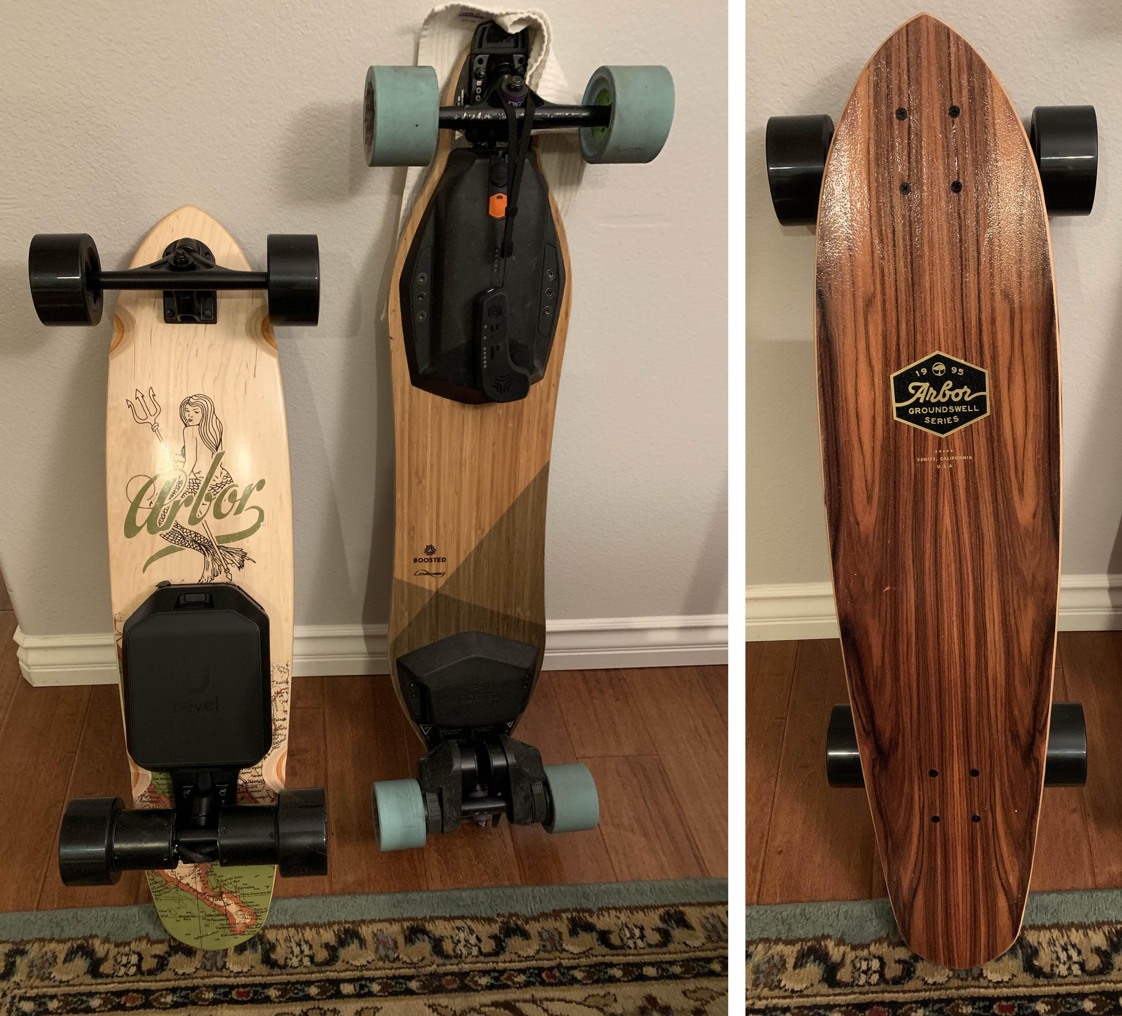 After underwhelming the group with the new blue Cags on my Boosted