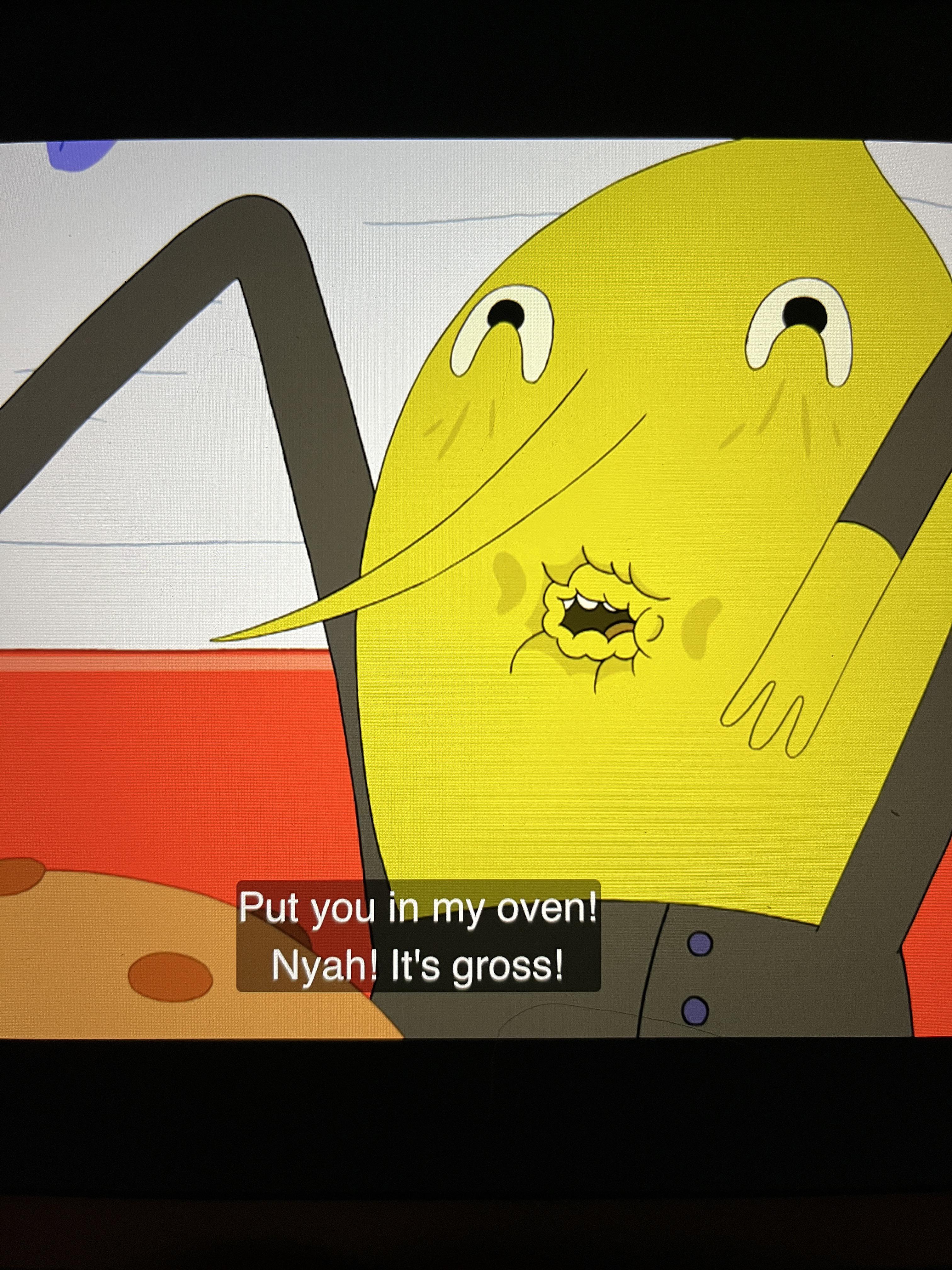 “Put you in my oven!” (Season 4, Episode 20) r/adventuretime