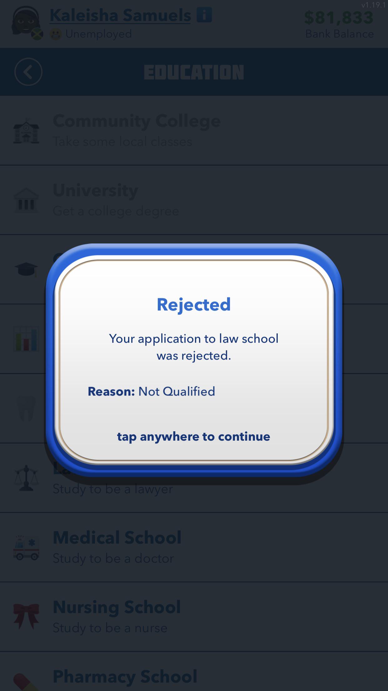 How Do You Get Qualified For Law School In Bitlife School Walls
