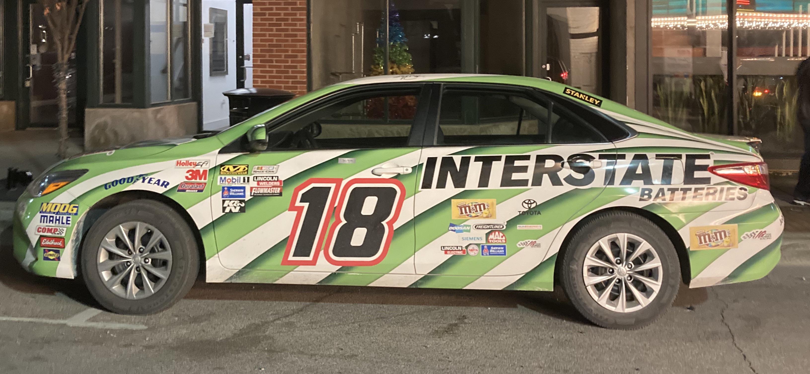 Today I Learned my local Interstate Batteries has a Kyle Busch company