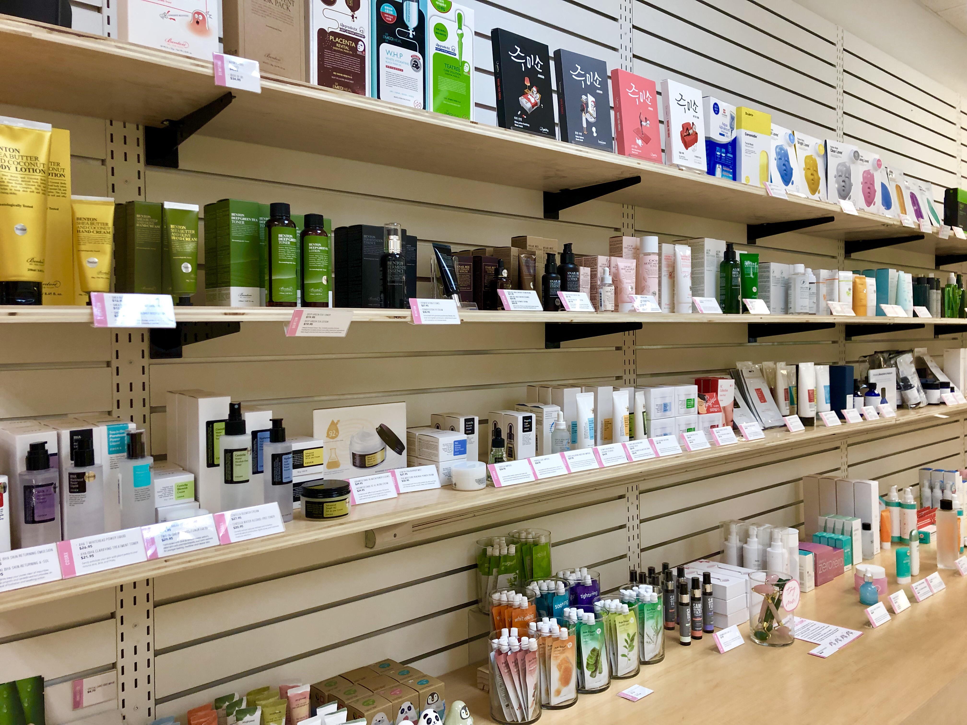 Tons of Asian beauty products in this popup shop! (Toronto, Canada