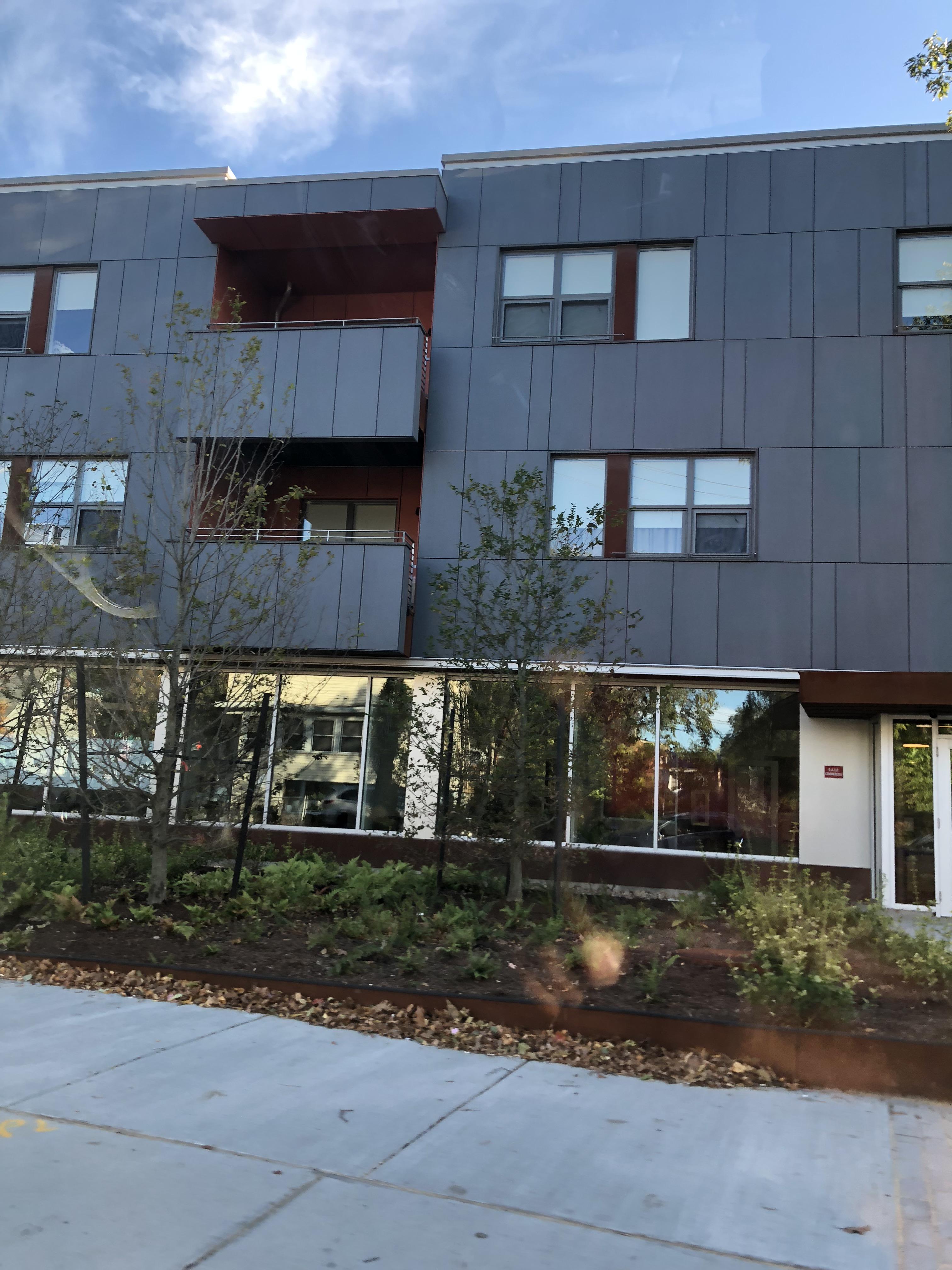 Nice(r) low apartments. Now, where to move the cemetery up the