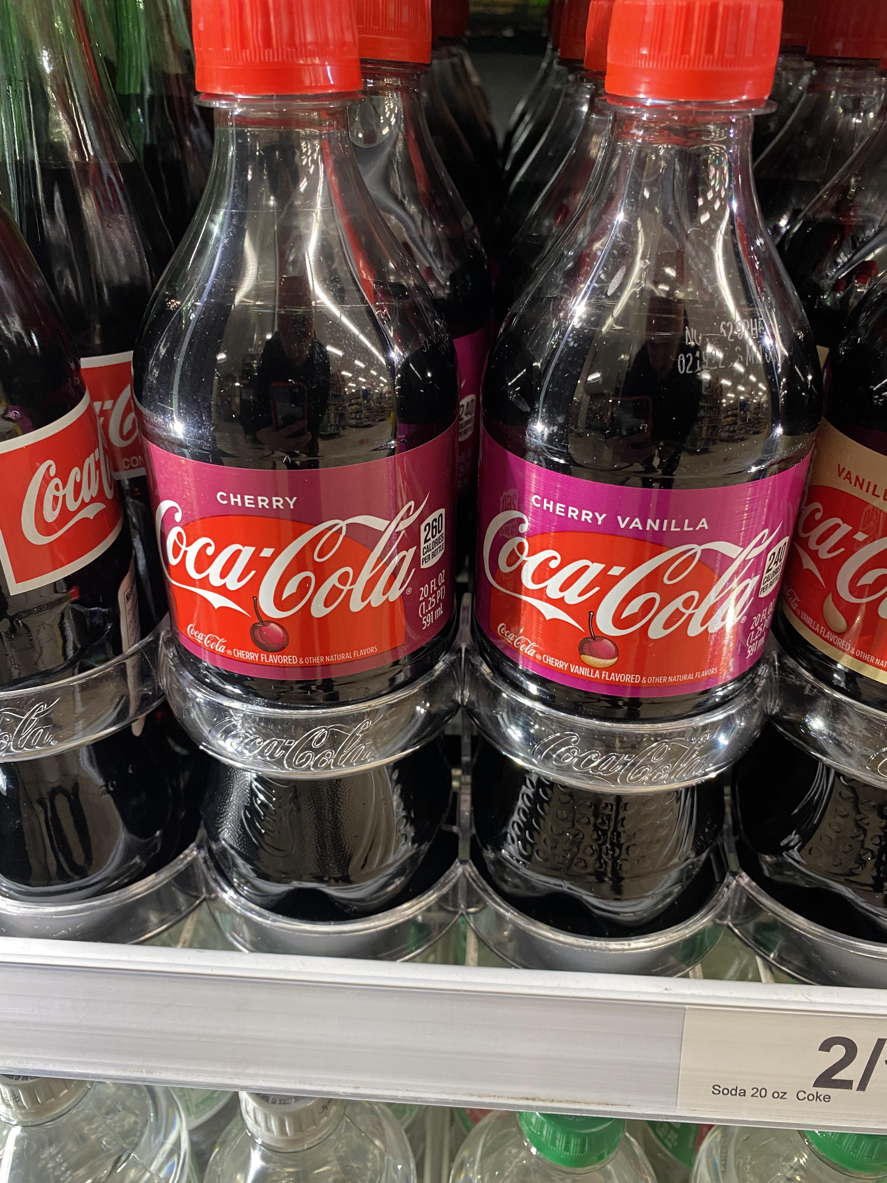 How cocacola makes the cherry and cherry vanilla look