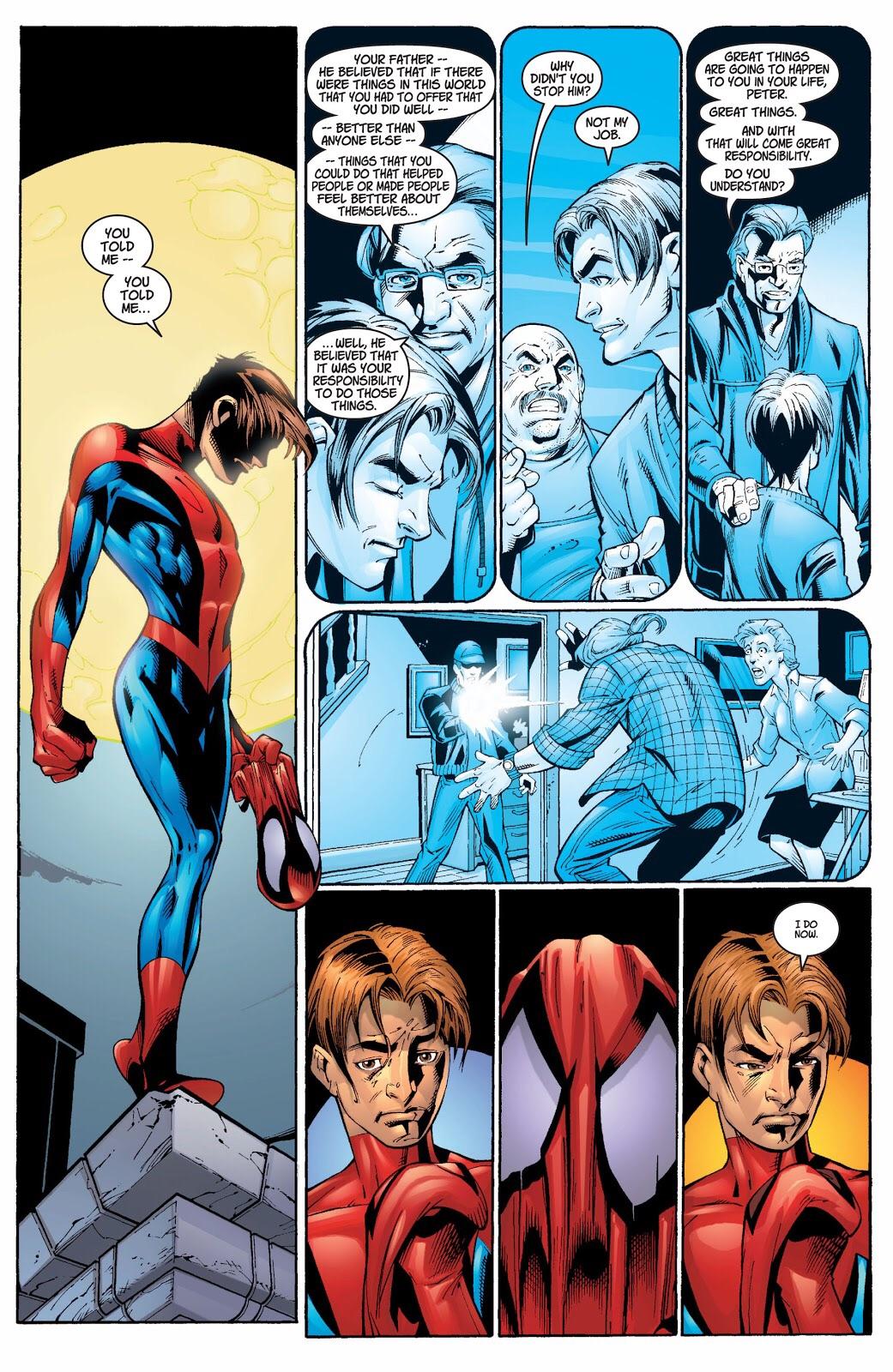 The entire character summed up in one page [Ultimate SpiderMan 5] r