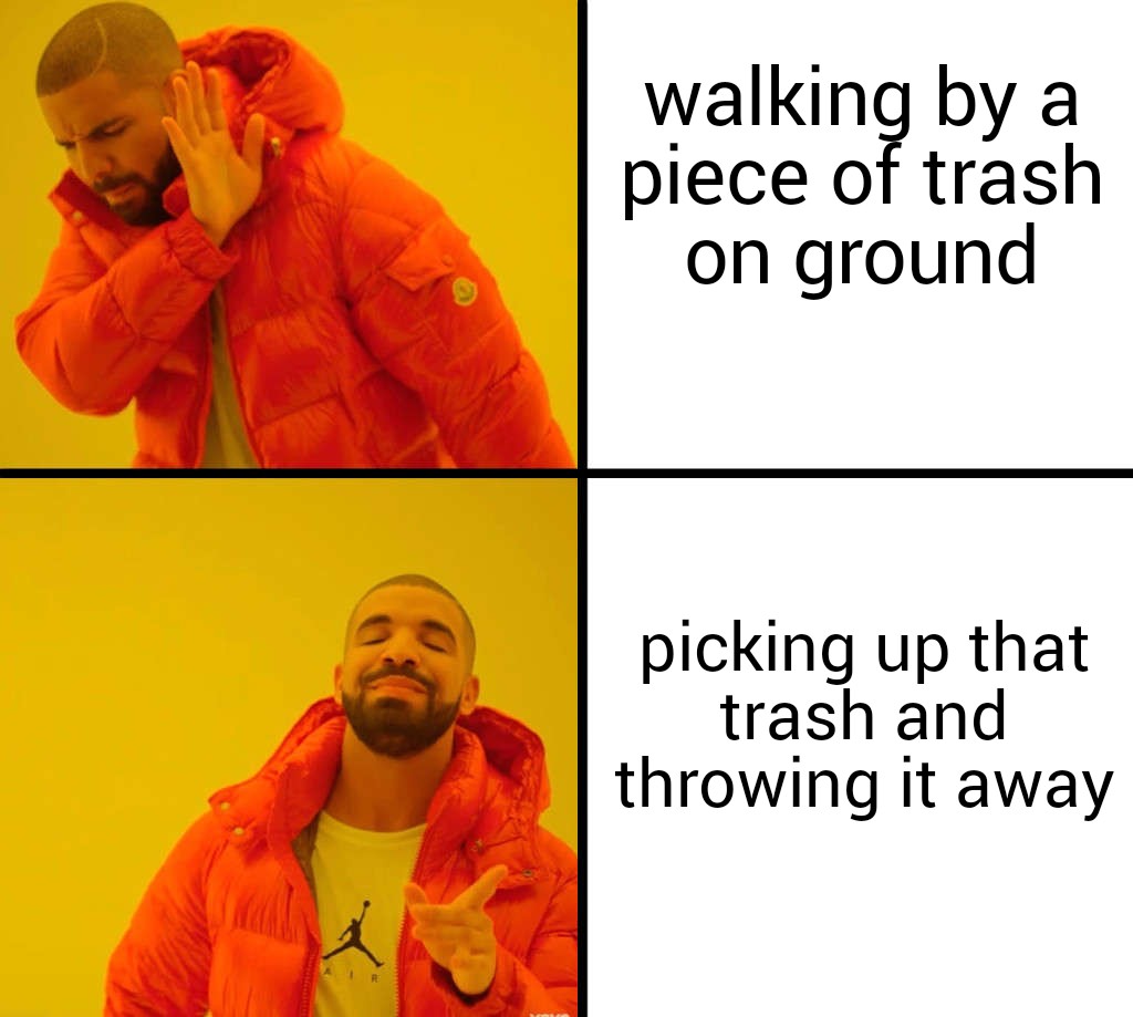 Dont litter r/memes