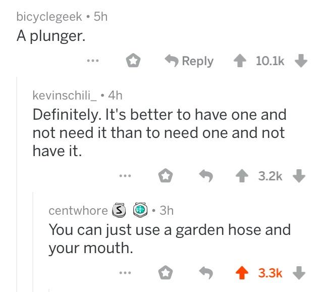 “Whats something everyone needs”