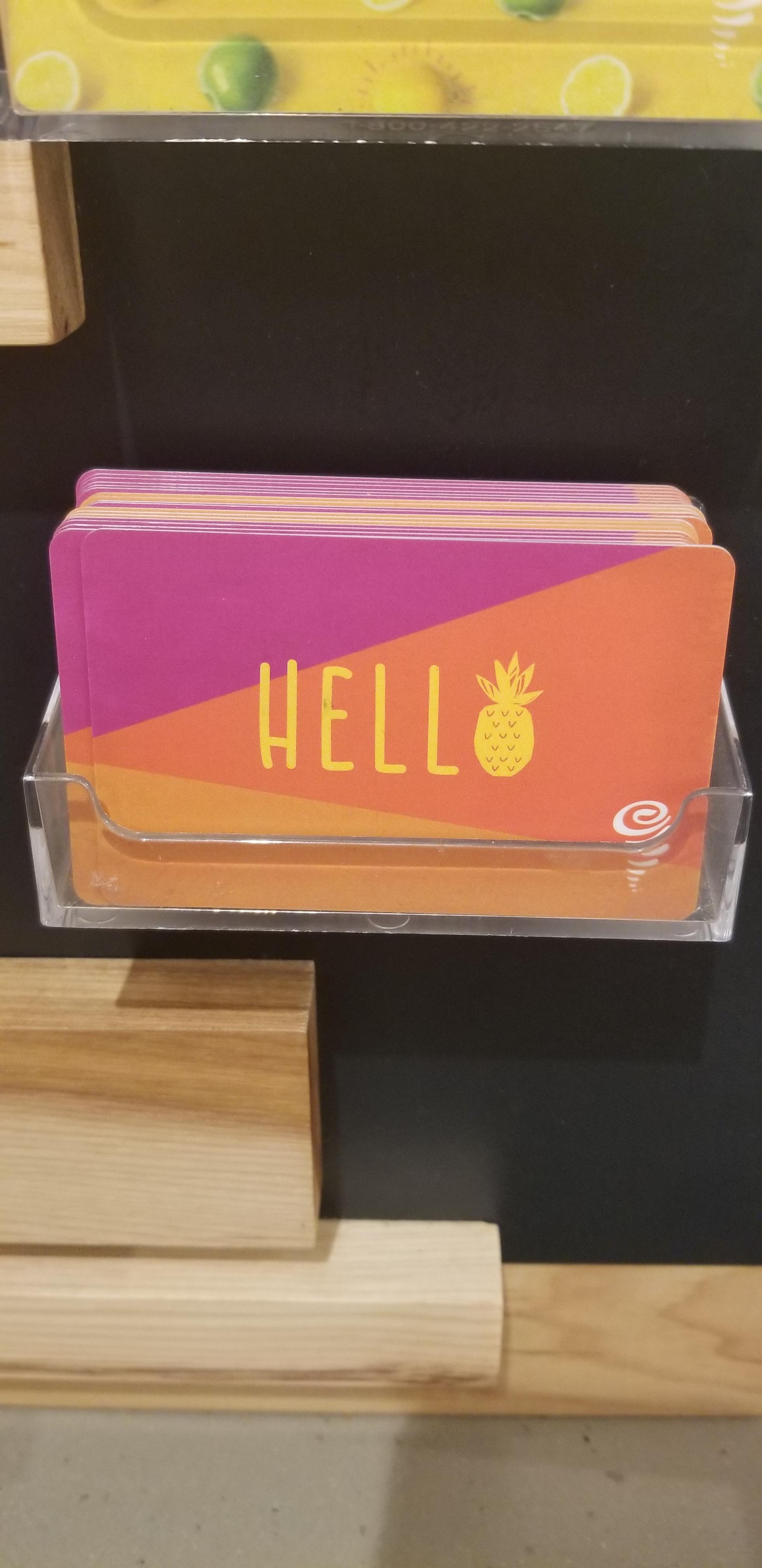 These Jamba Juice gift cards r/theyknew