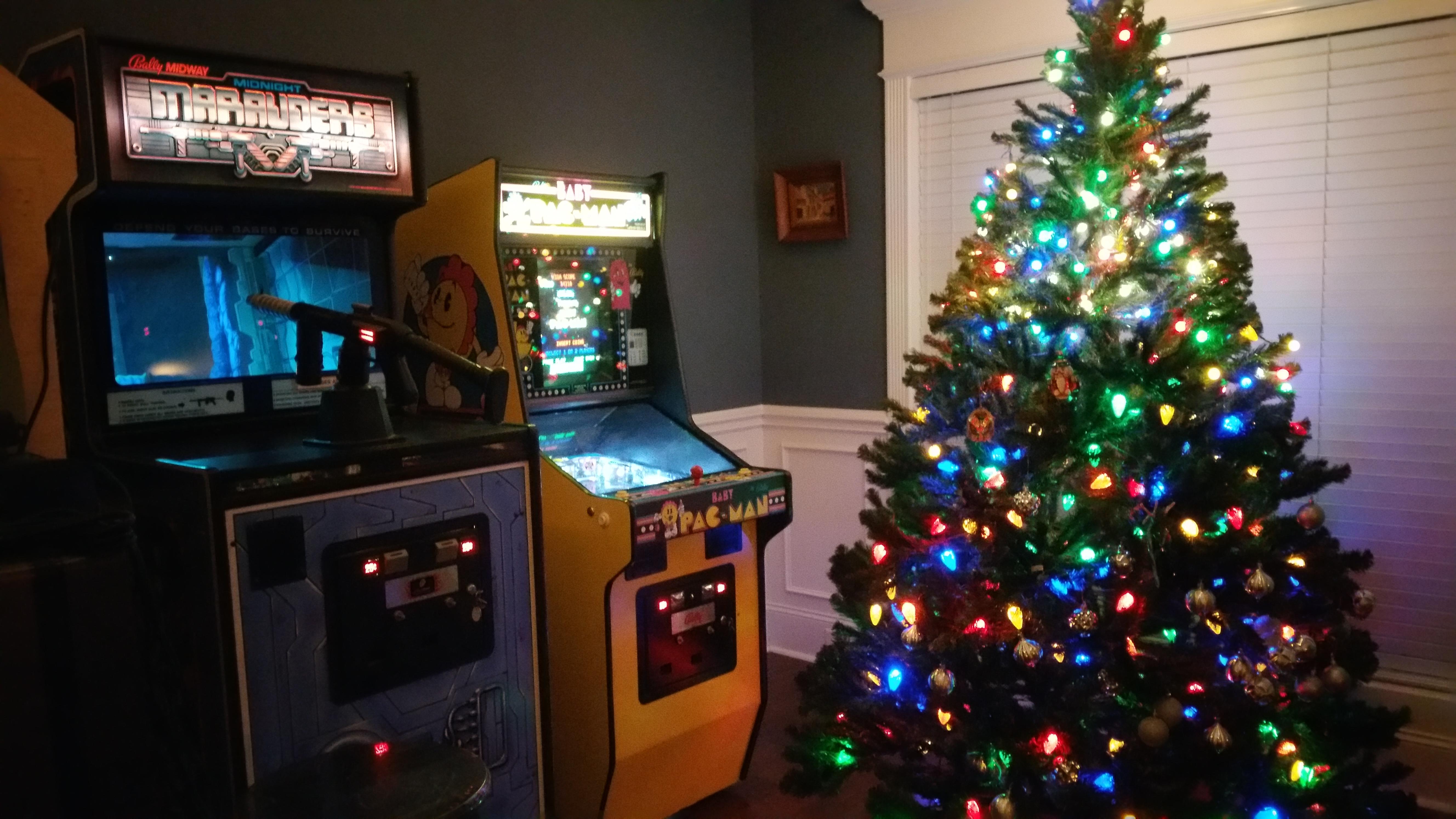 Arcade Open In Christmas 2023 Dfw The other wall in my dining room has Midnight Marauders & Baby PacMan