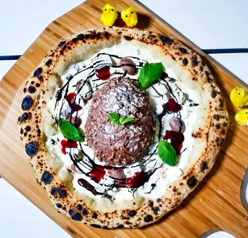 Easter pizza. What do you think about this Easter pizza? Do you want to