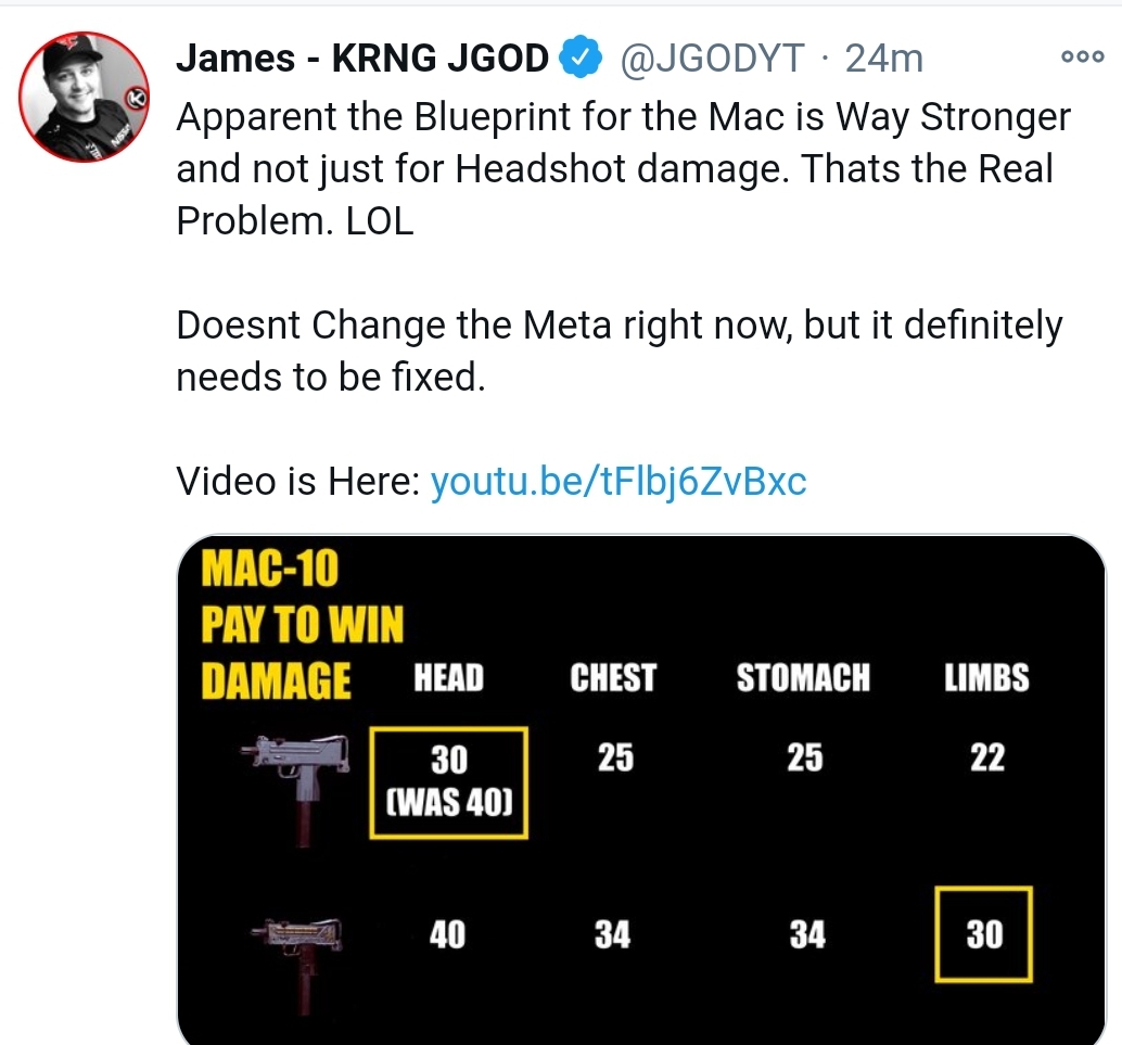The 'Gallantry' blueprint officially has higher base damage than the