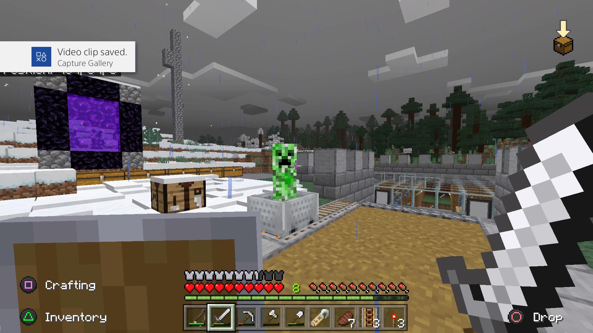 so i captured this creeper in a minecart but i can’t seem to find a way