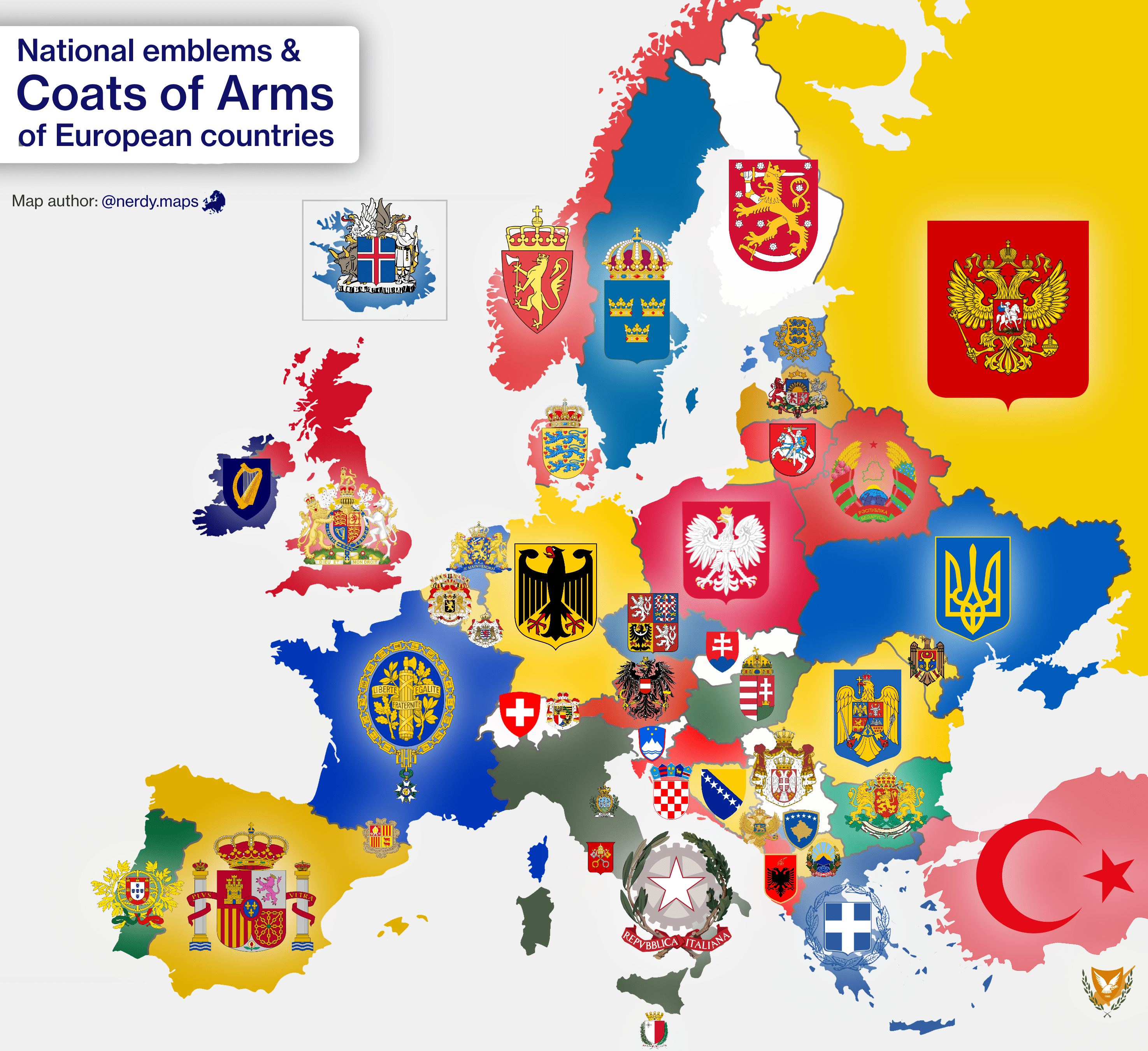 All Countries Coat Of Arms