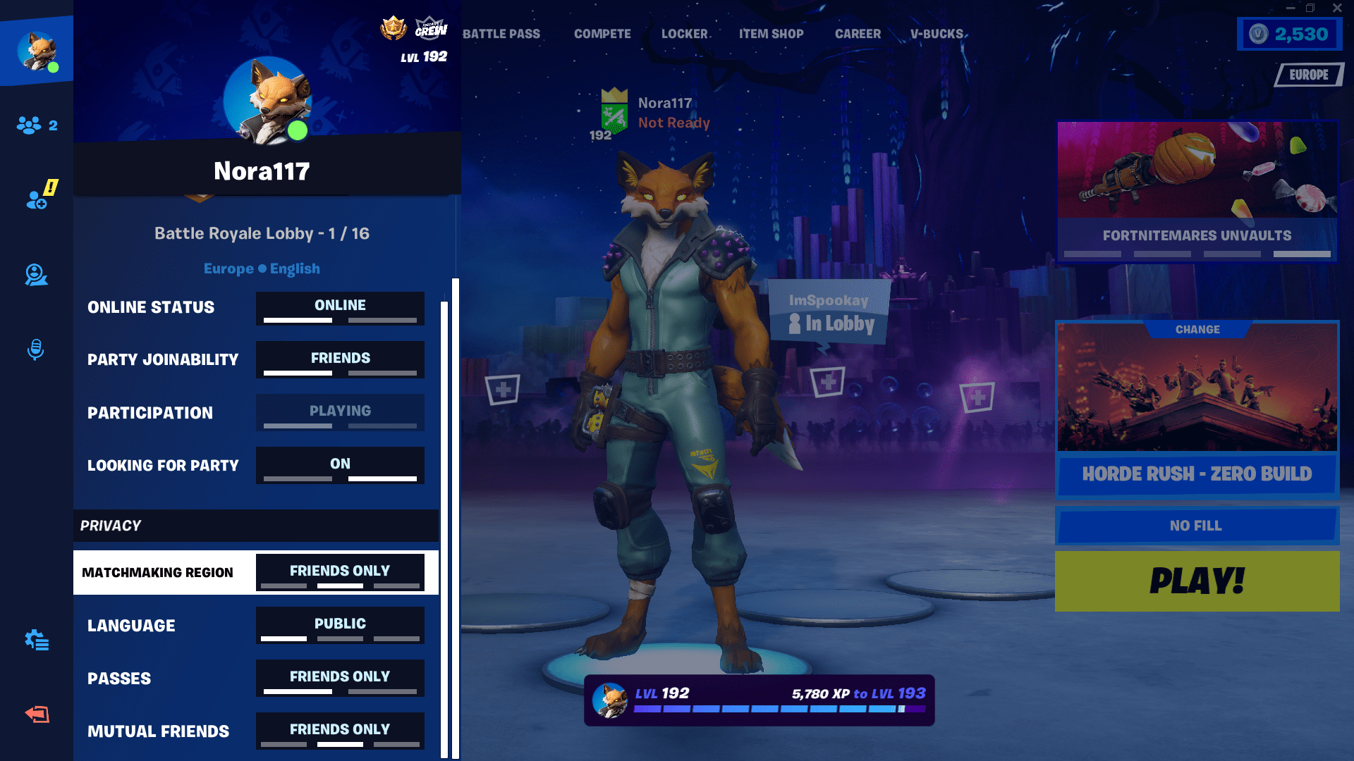 Could be a stupid question, but what does the Matchmaking Region