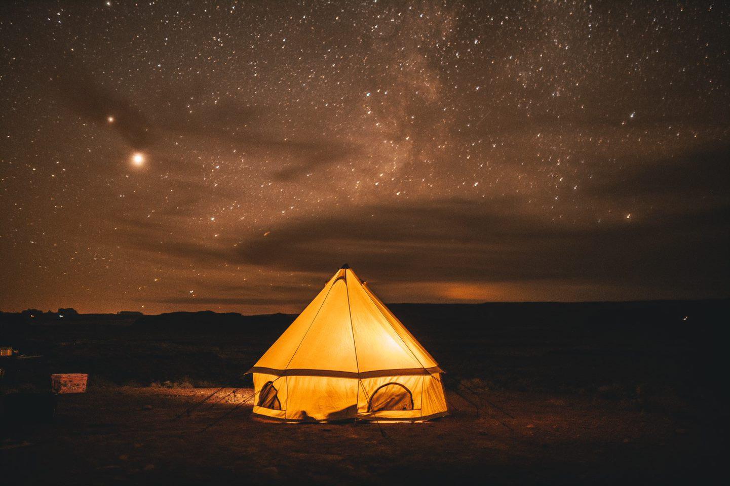 Underrated desert camping. Sometimes it takes 30 minutes and sometimes