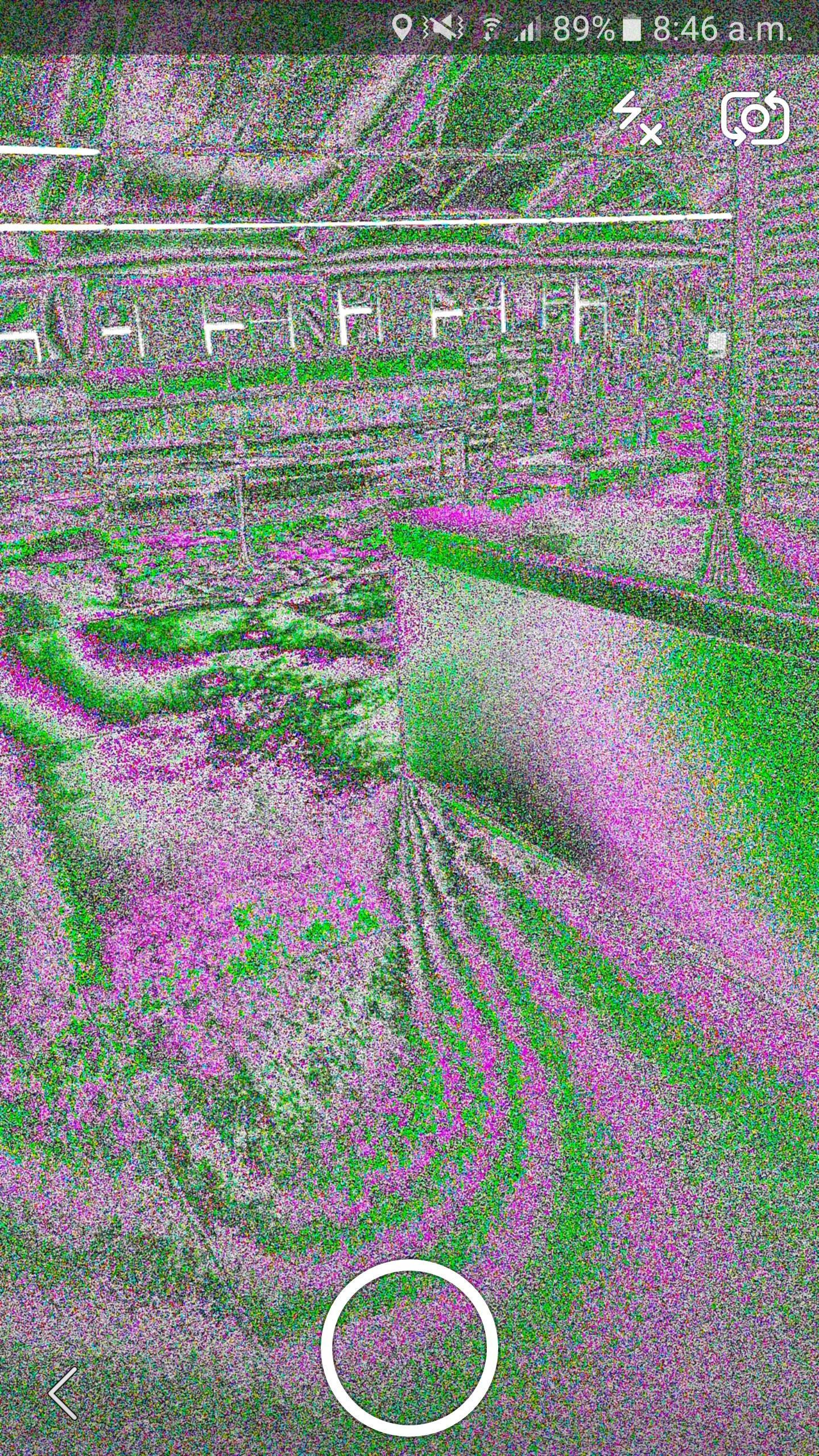 A snapchat glitch I ran into r/mildlyinteresting