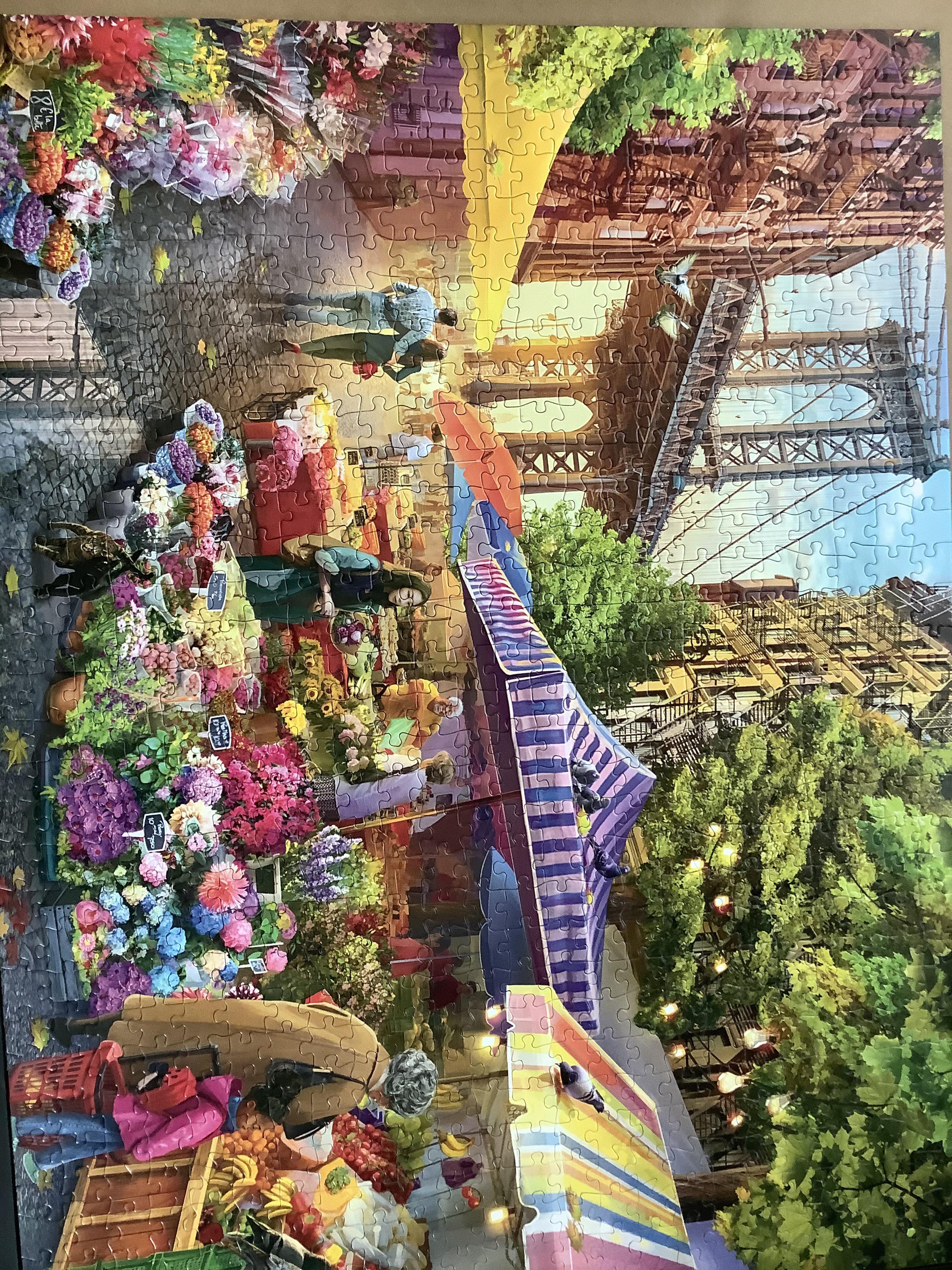 Buffalo , Brooklyn Flower Market ,750 r/Jigsawpuzzles