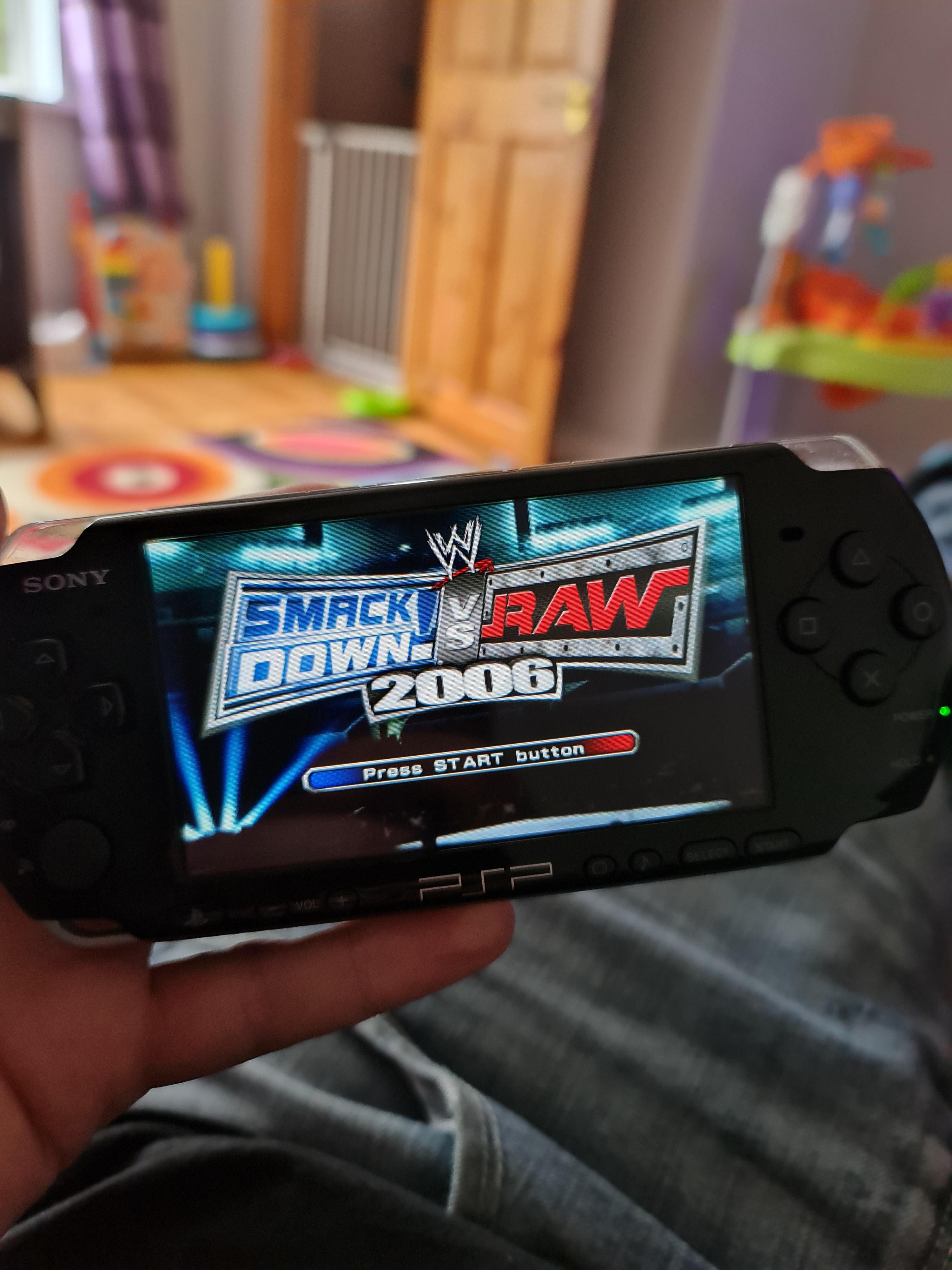 Im feeling some nostalgia today and i bust out the best handheld wrestling game there is 💪 r/PSP