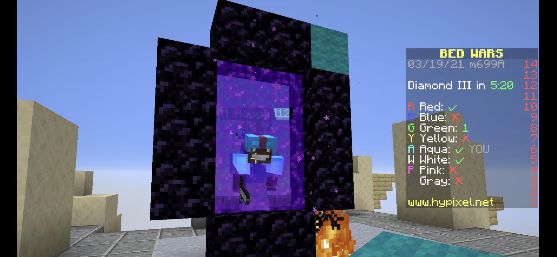 We made a nether portal in bedwars. https//youtu.be/NG3kSjkiKSM r