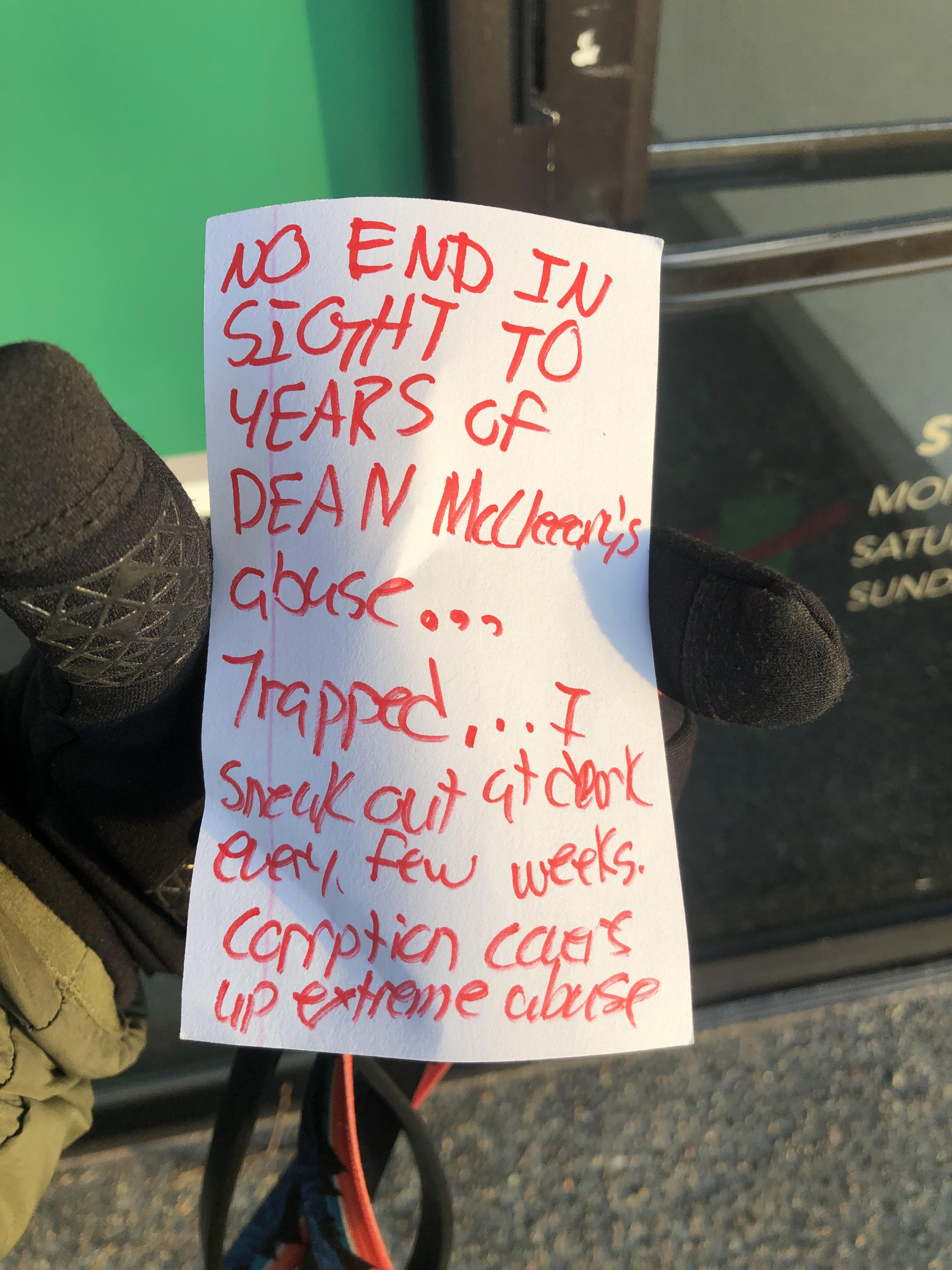 Found wedged in a check cashing place r/FoundPaper