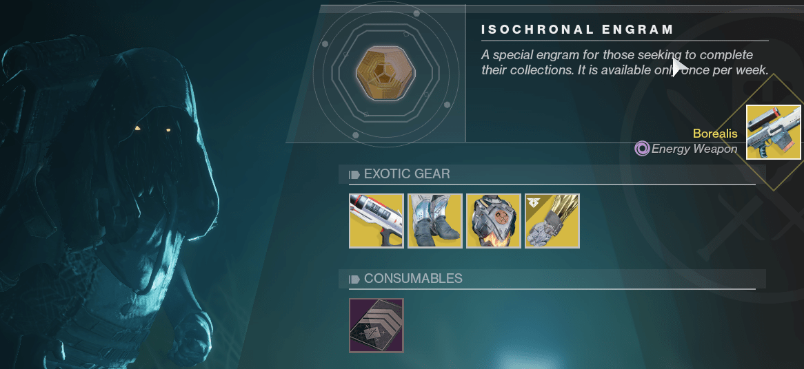 New player, I got my first exotic engram drop today doing Public Events