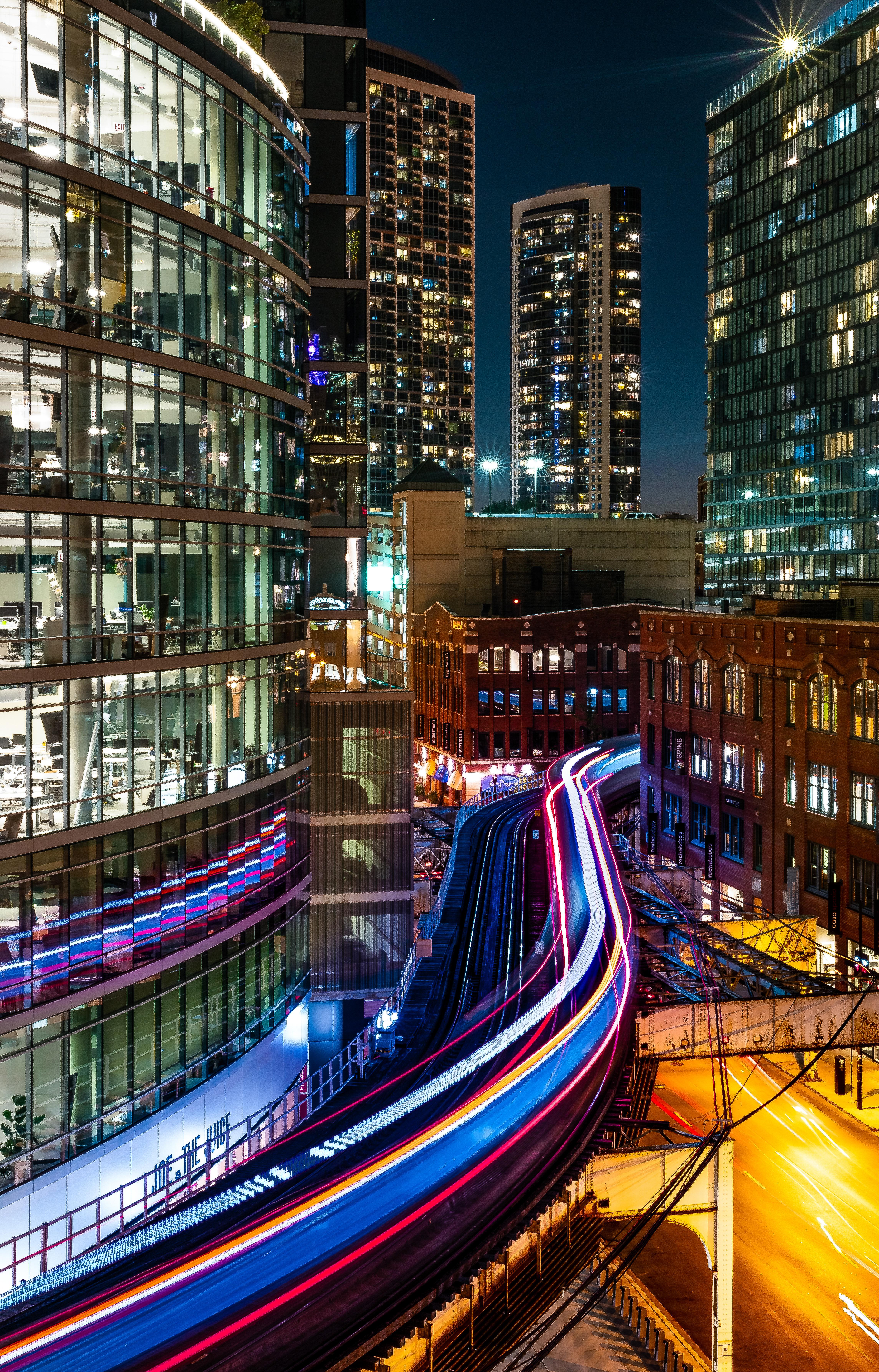 View from Wells Kinzie parking garage. r/chicago