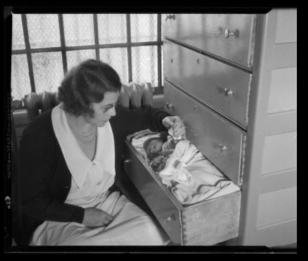 Los Angeles County Jail matron Vada Sullivan taking care of an inmate’s
