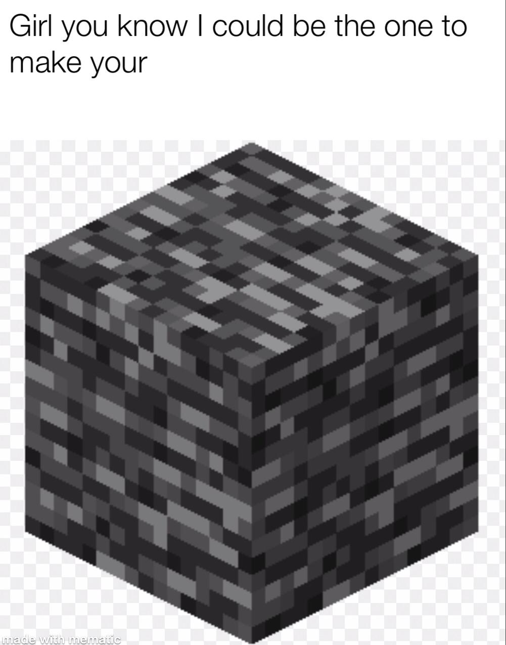 Or maybe I could... put my Minecraft bed... next to yours? Ahaha just