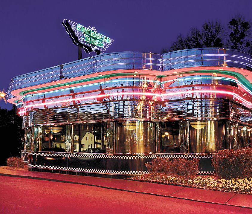 Christmas Dinner Atlanta Buckhead diner, Atlanta ArtDeco