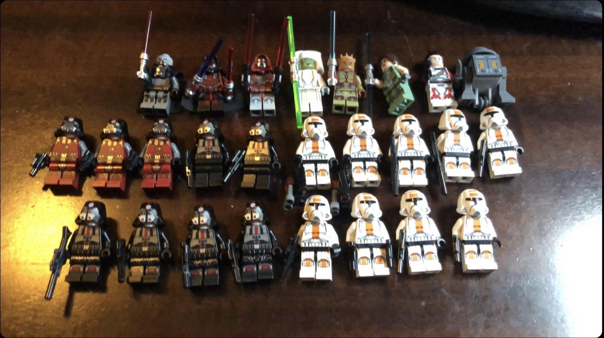Old republic figures collection r/legostarwars