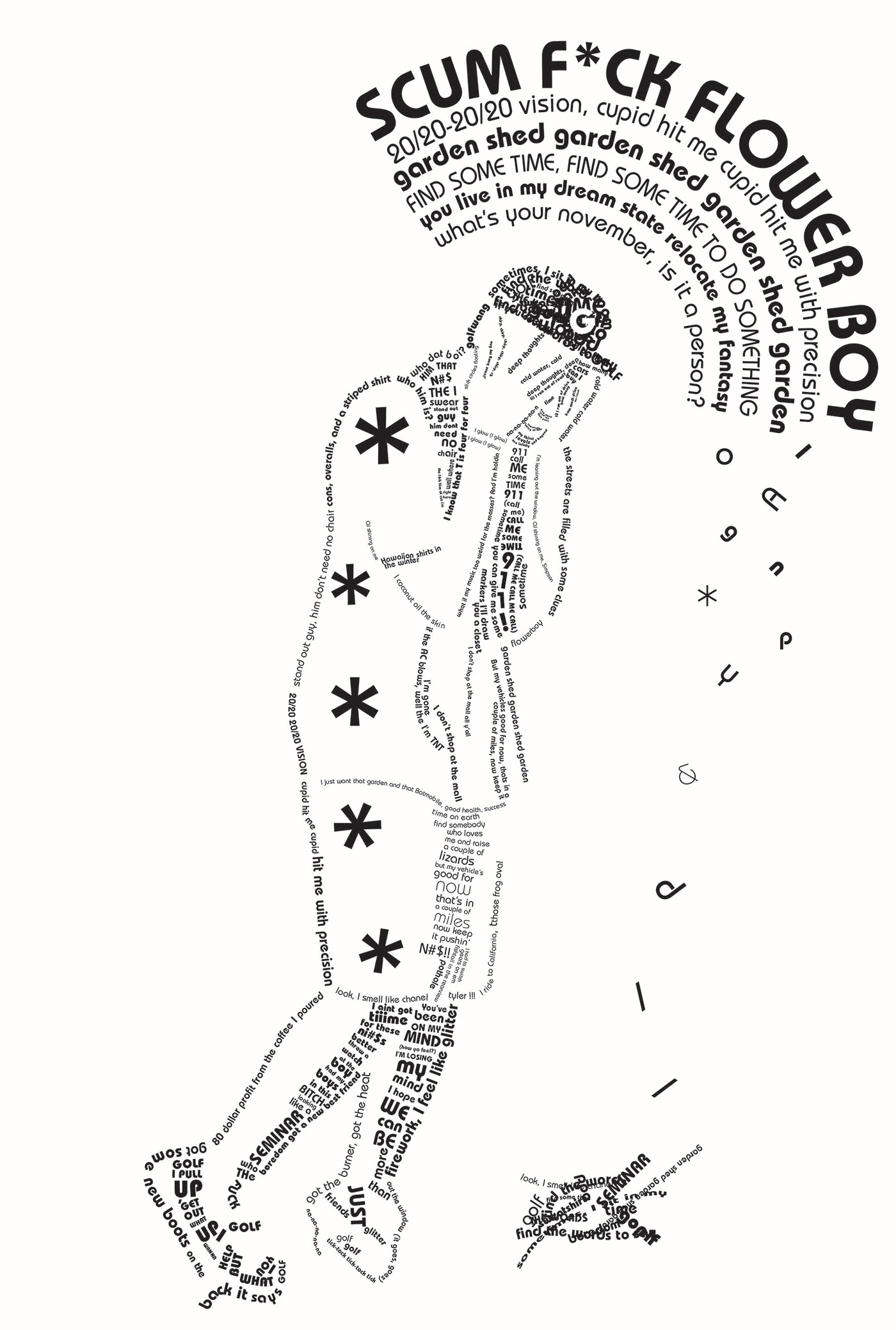 Tyler made out of Flower Boy lyrics r/tylerthecreator