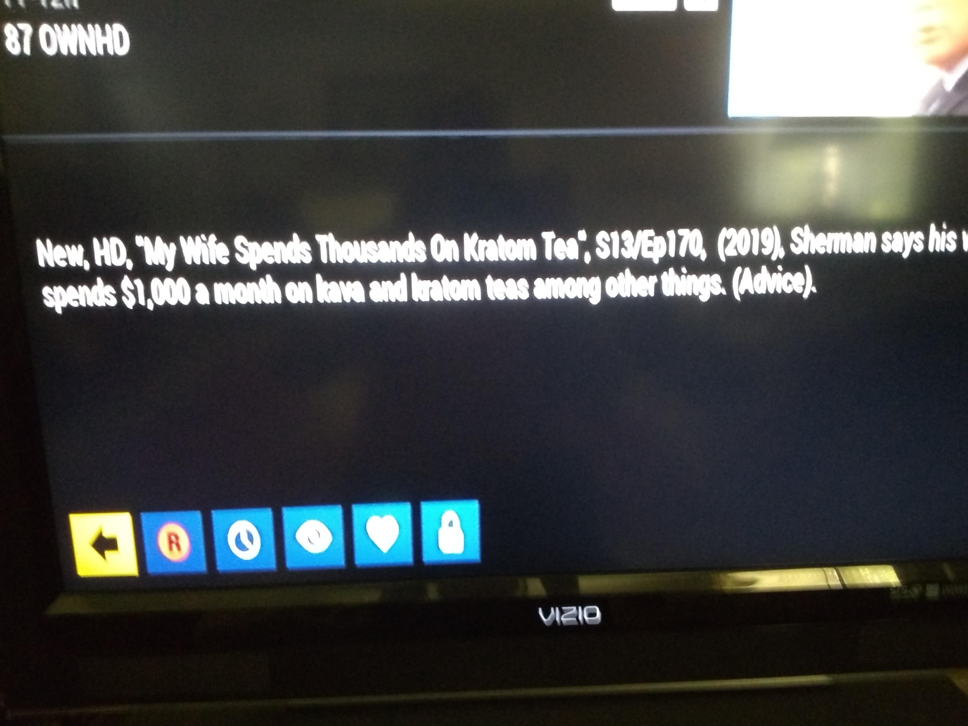 This was on Dr. Phil today. I was told that this was from 2015, but the info on the cable box