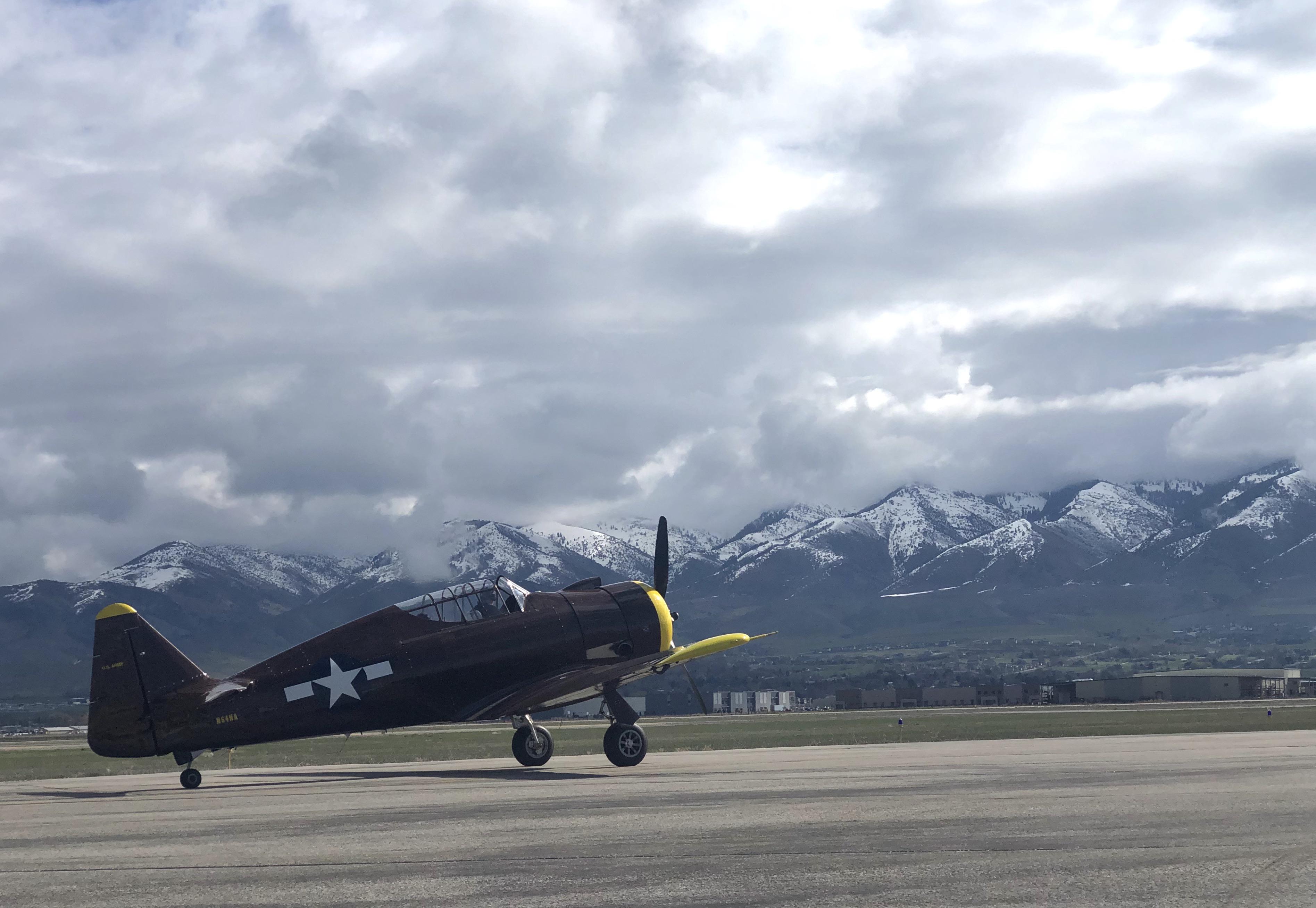 The monthly airport pancake breakfasts always brought in some really